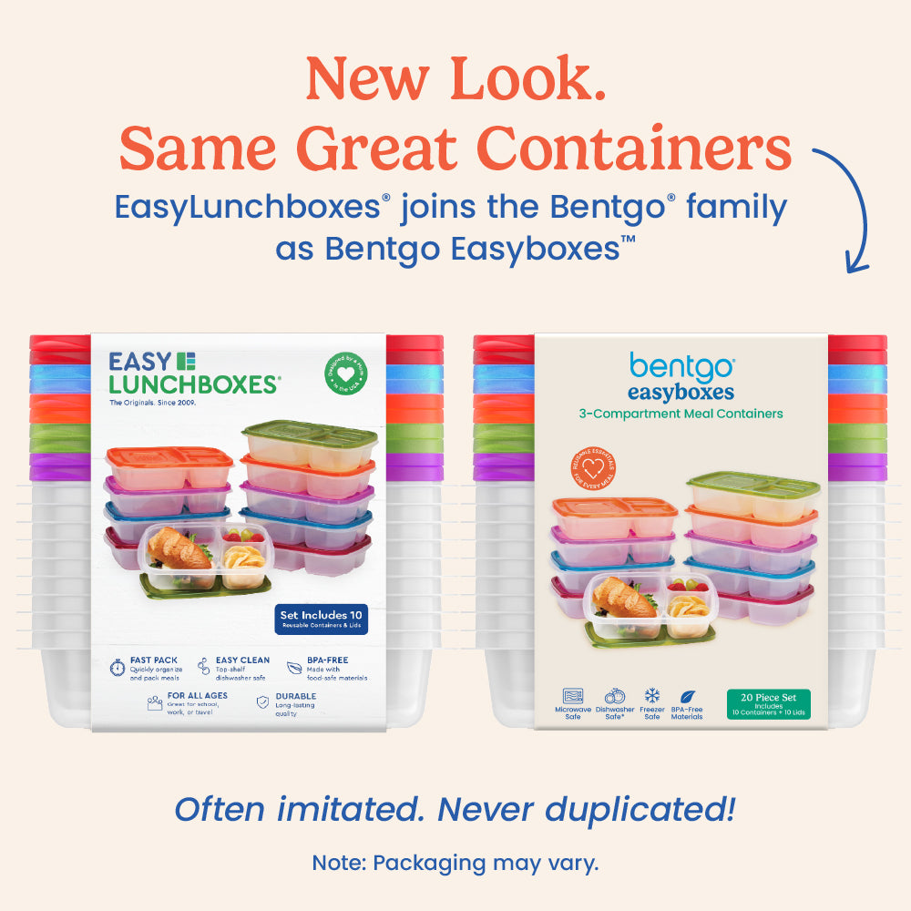Bentgo Easyboxes 3-Compartment Food Containers 20-Piece Set - Image 5