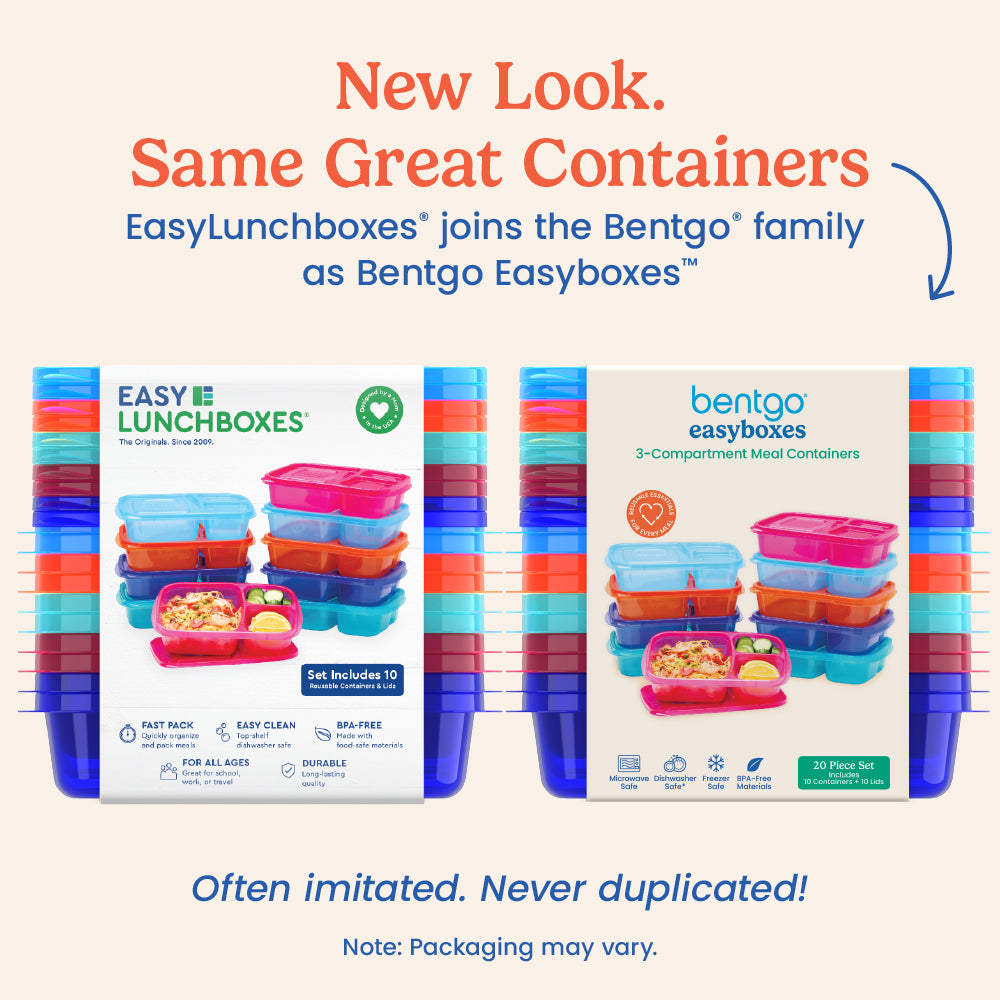 Bentgo Easyboxes 3-Compartment Food Containers 20-Piece Set - Image 14
