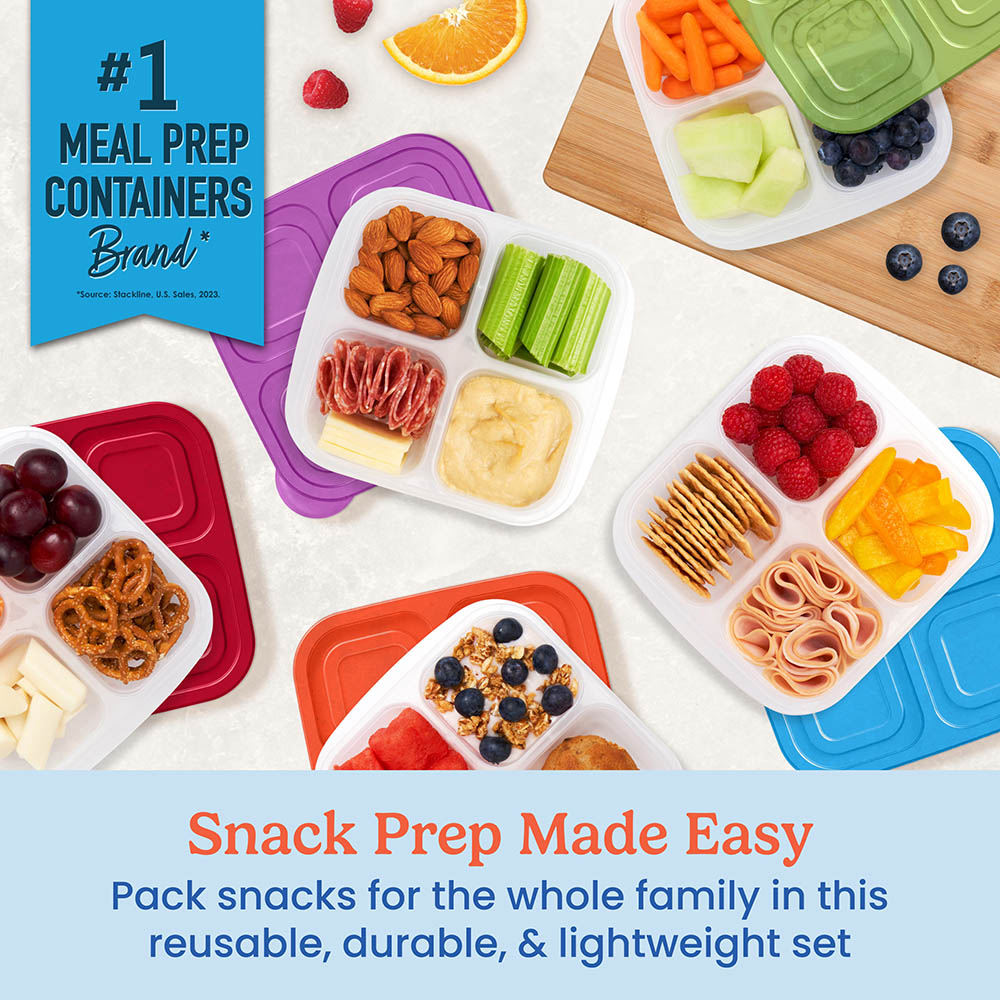 Bentgo Easyboxes 4-Compartment Snack Containers 20-Piece Set - Image 2