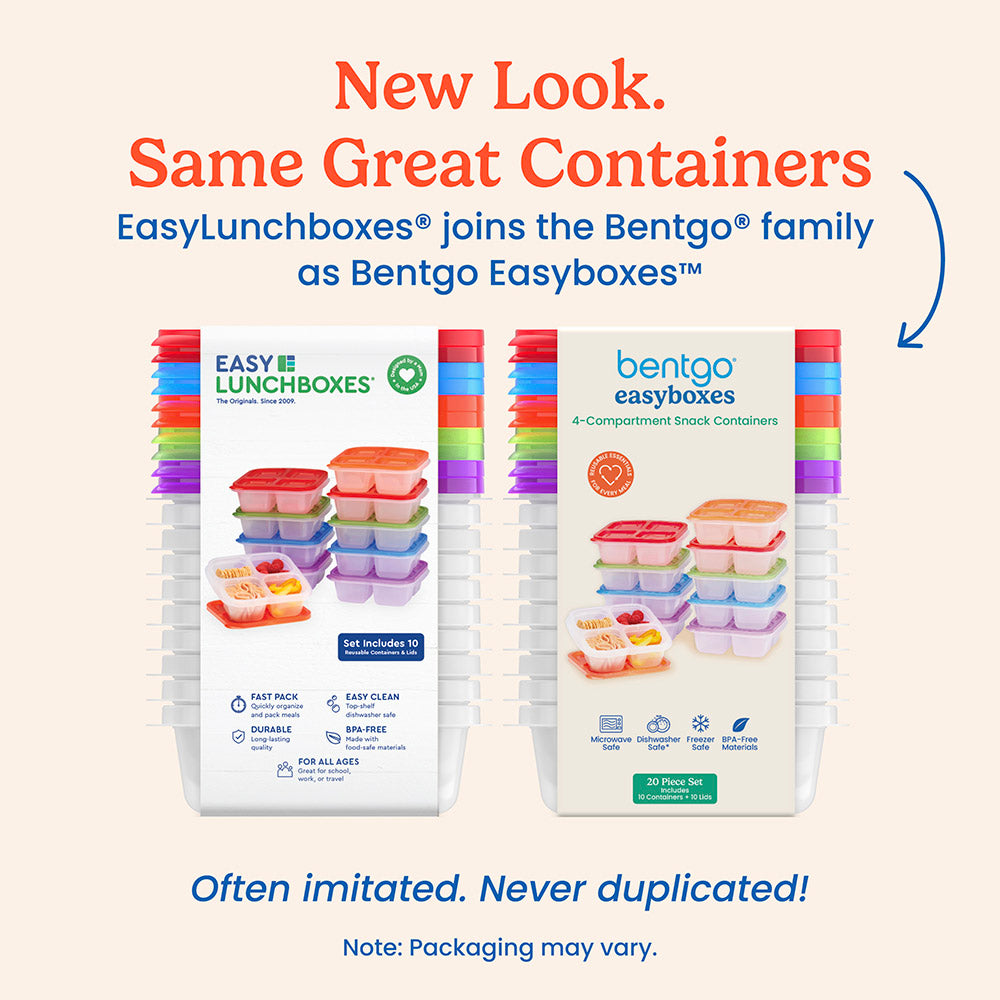 Bentgo Easyboxes 4-Compartment Snack Containers 20-Piece Set - Image 5