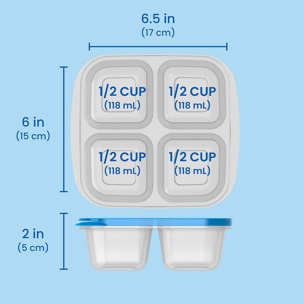 Bentgo Easyboxes 4-Compartment Snack Containers 20-Piece Set - Image 8