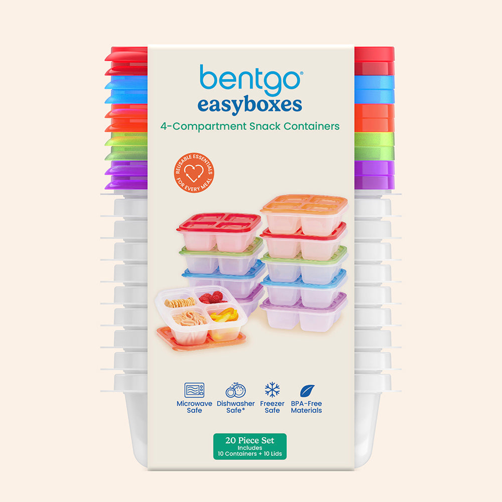 Bentgo Easyboxes 4-Compartment Snack Containers 20-Piece Set - Image 9