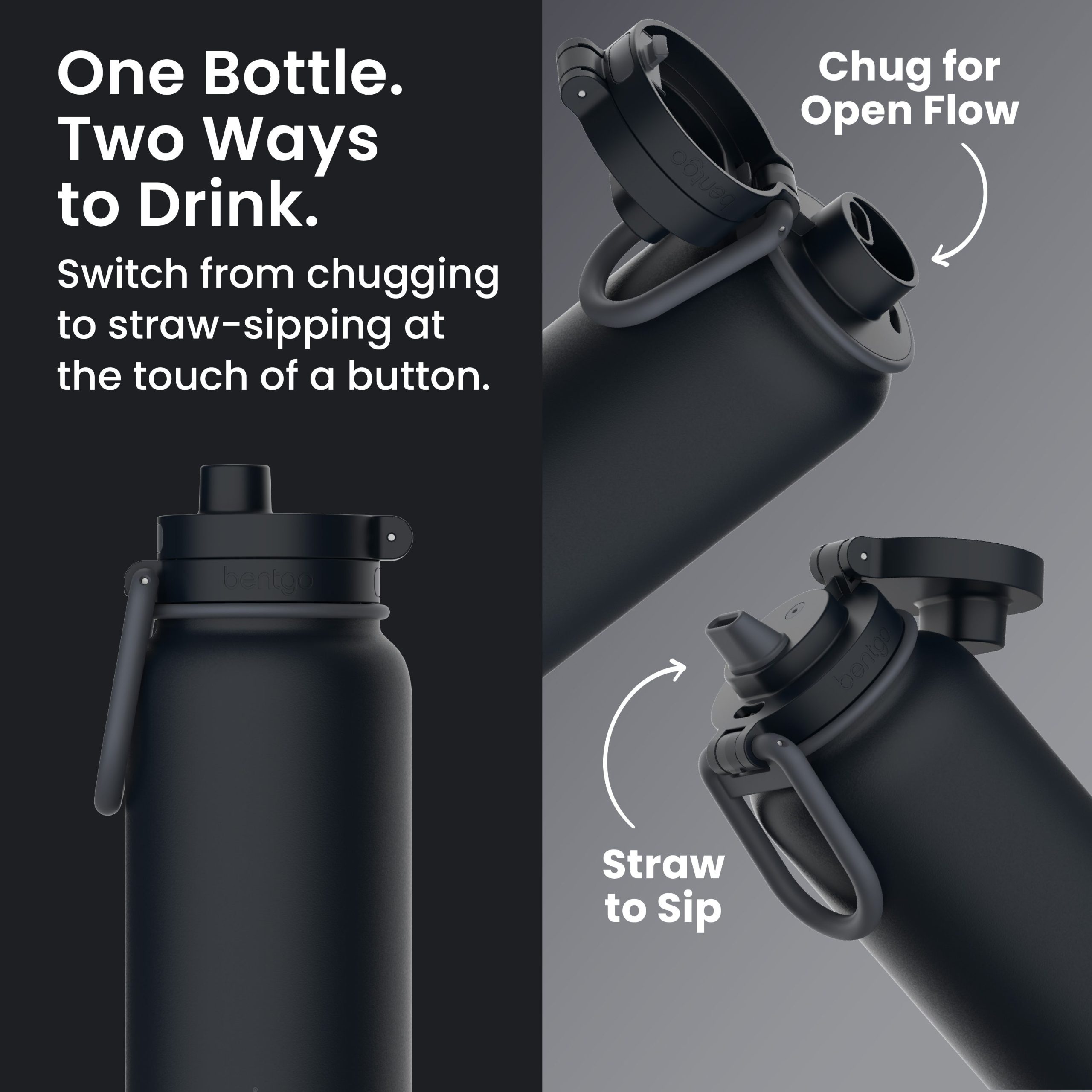 Bentgo Flip 2-in-1 Water Bottle (24 fl oz) - Image 10