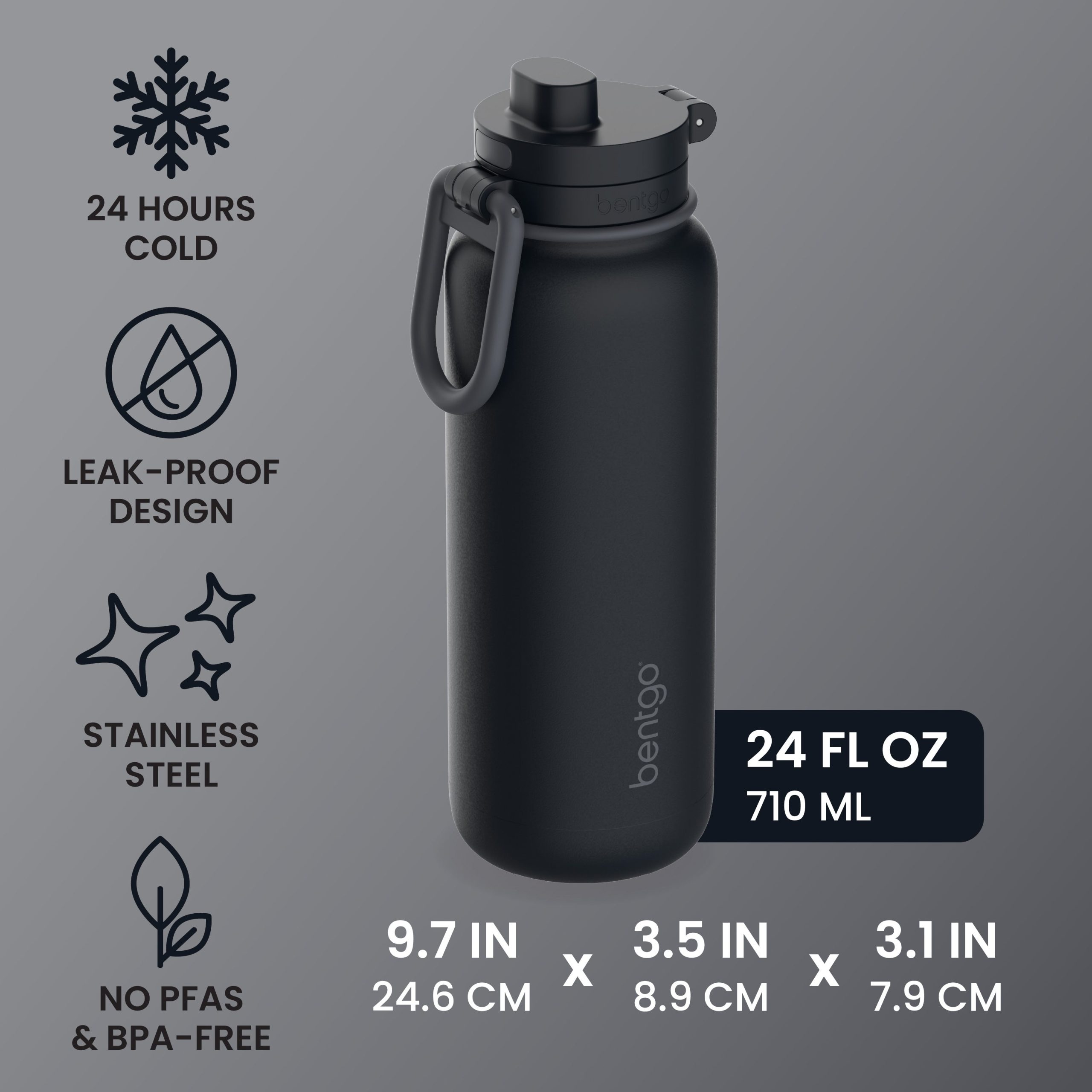 Bentgo Flip 2-in-1 Water Bottle (24 fl oz) - Image 11
