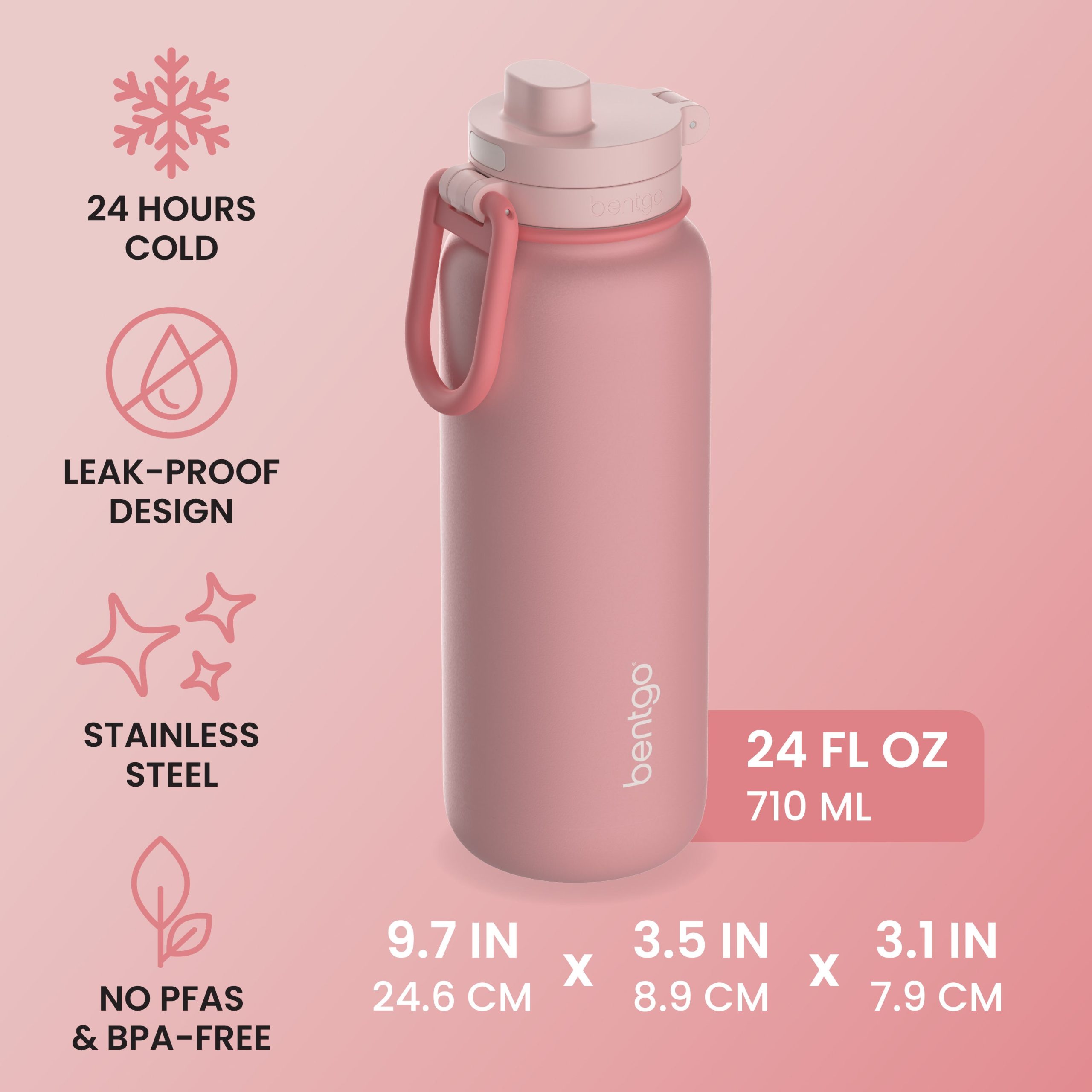 Bentgo Flip 2-in-1 Water Bottle (24 fl oz) - Image 27