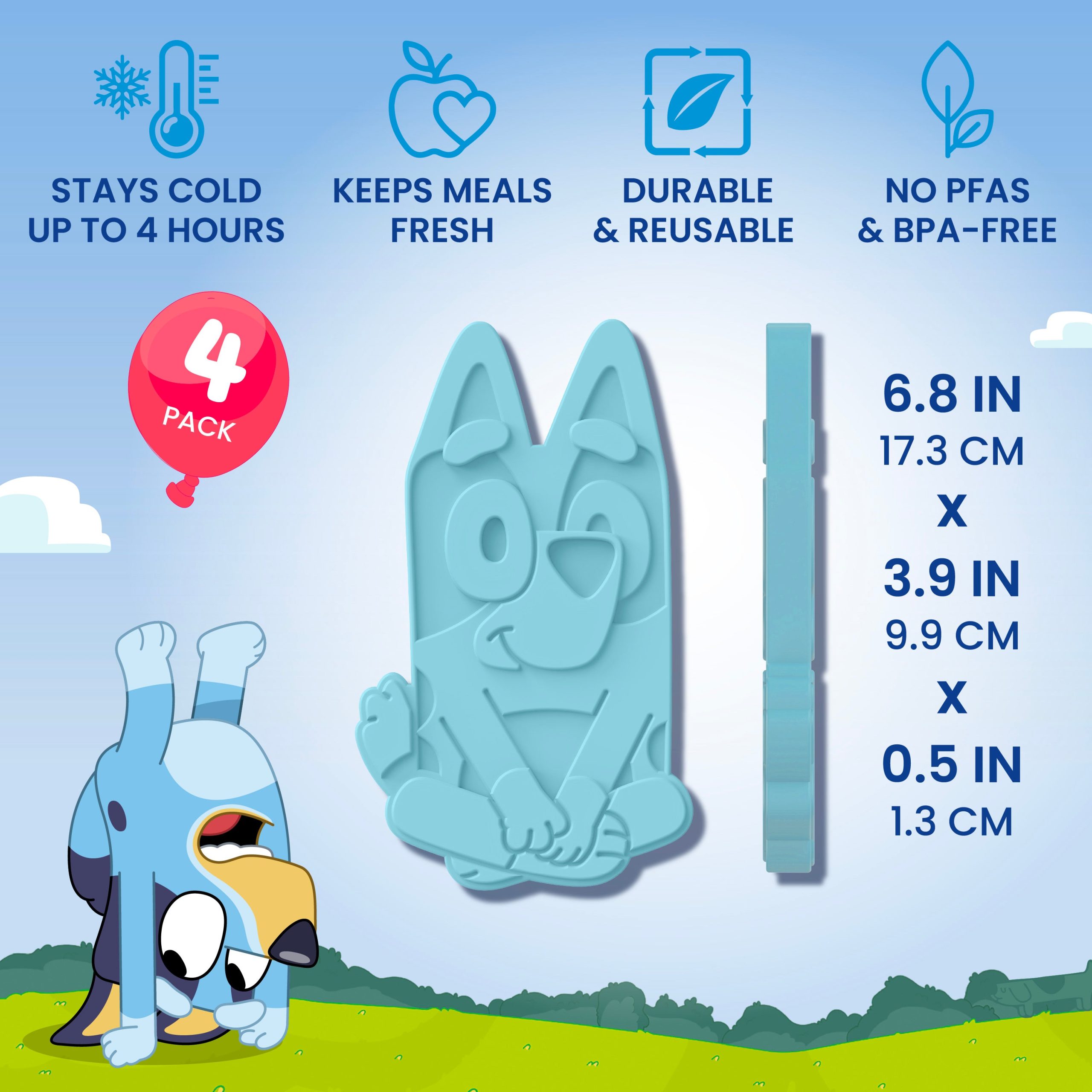 Bentgo + Bluey Reusable Ice Packs (4-Pack) - Image 3