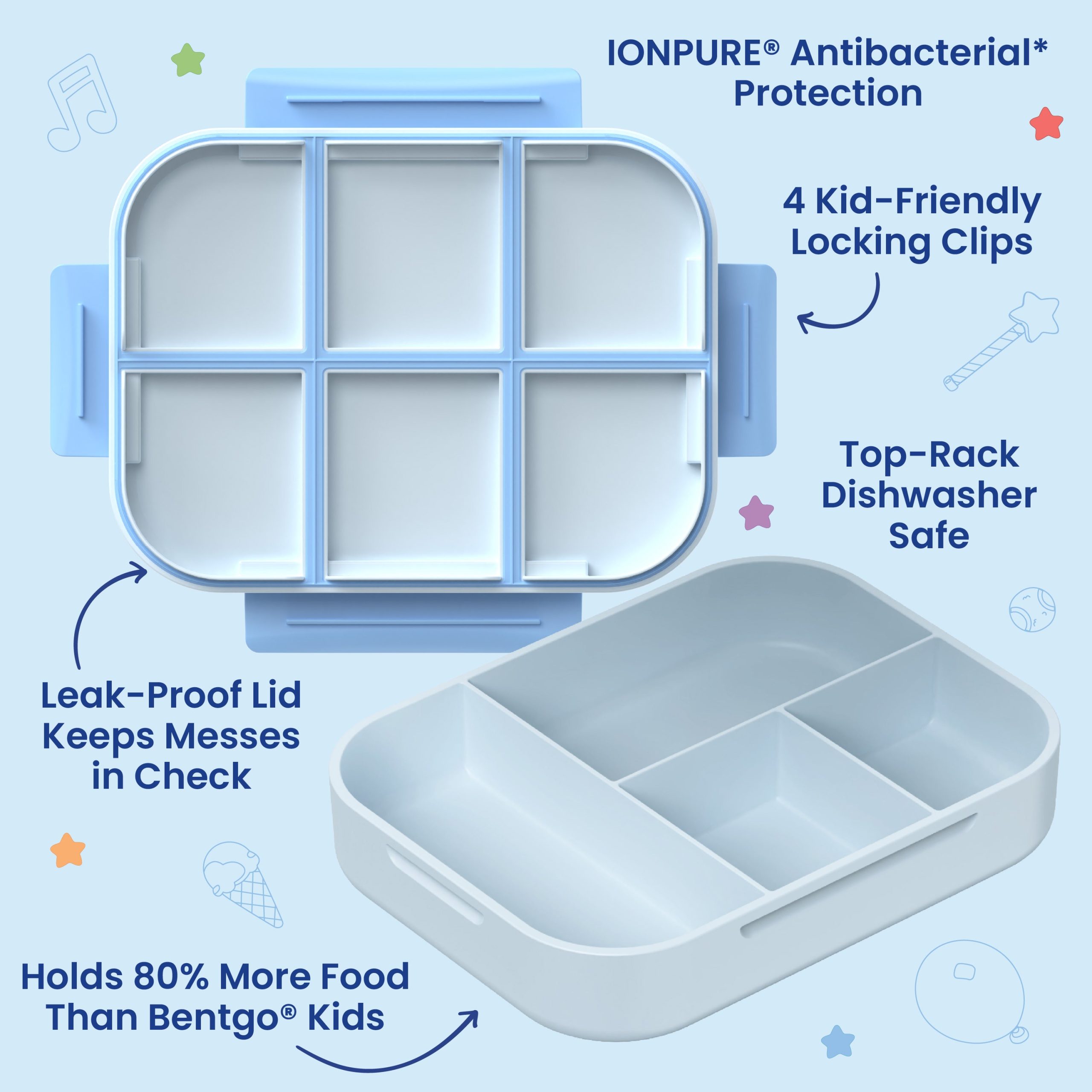 Bentgo + Bluey Kids Snap & Go Lunch Box - Image 5