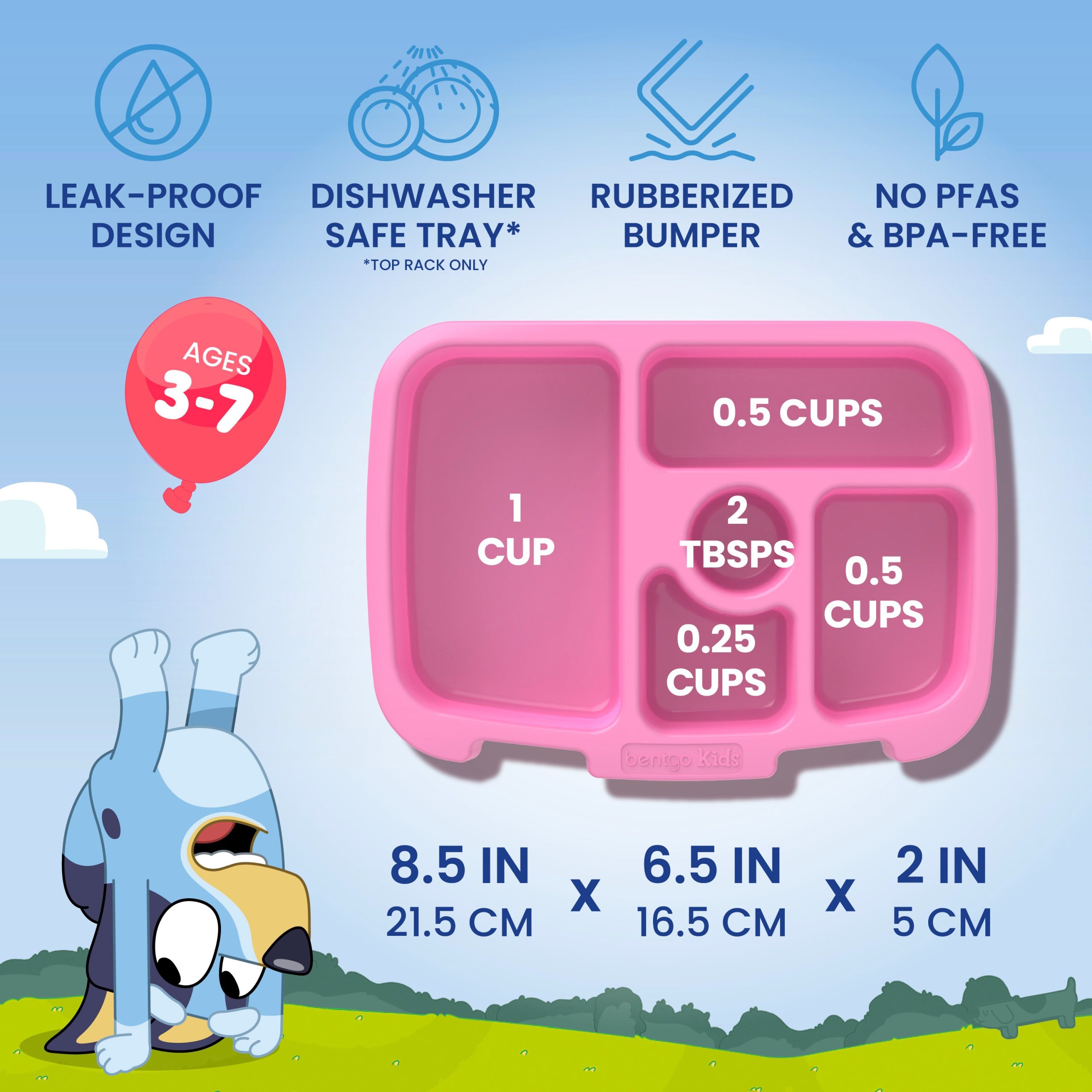 Bentgo + Bluey Kids Prints Lunch Box - Image 11