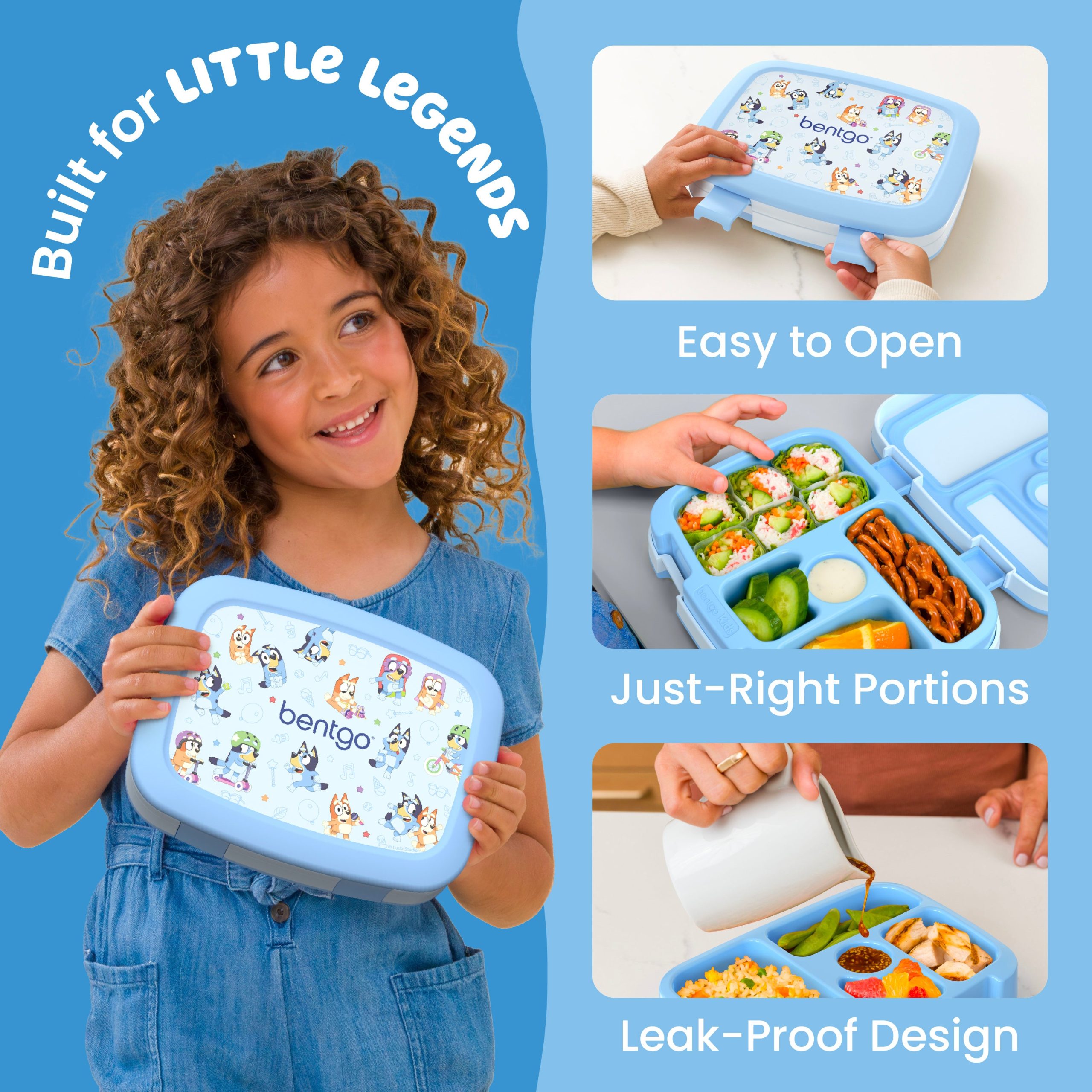 Bentgo + Bluey Kids Prints Lunch Box - Image 4