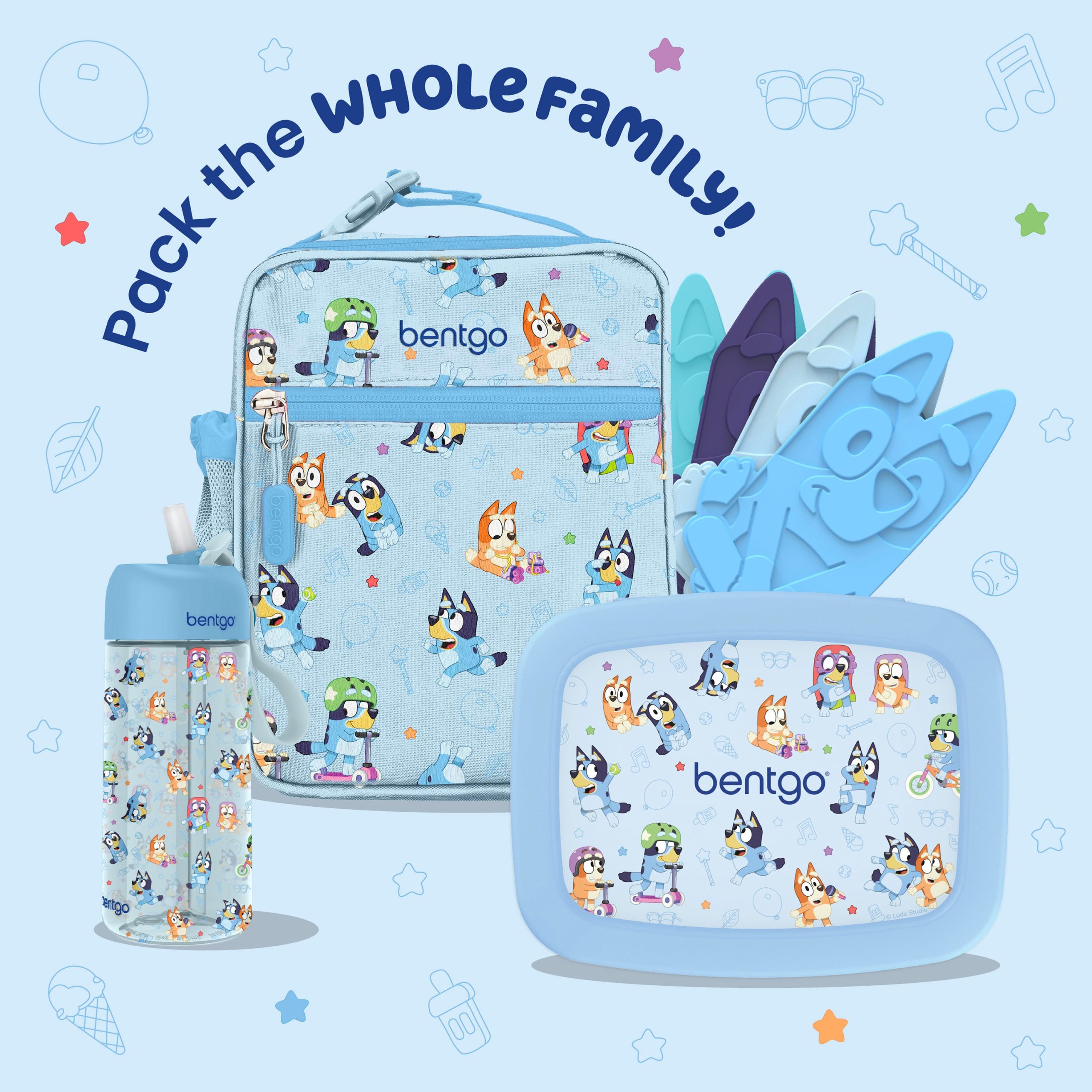 Bentgo + Bluey Kids Prints Lunch Box - Image 7