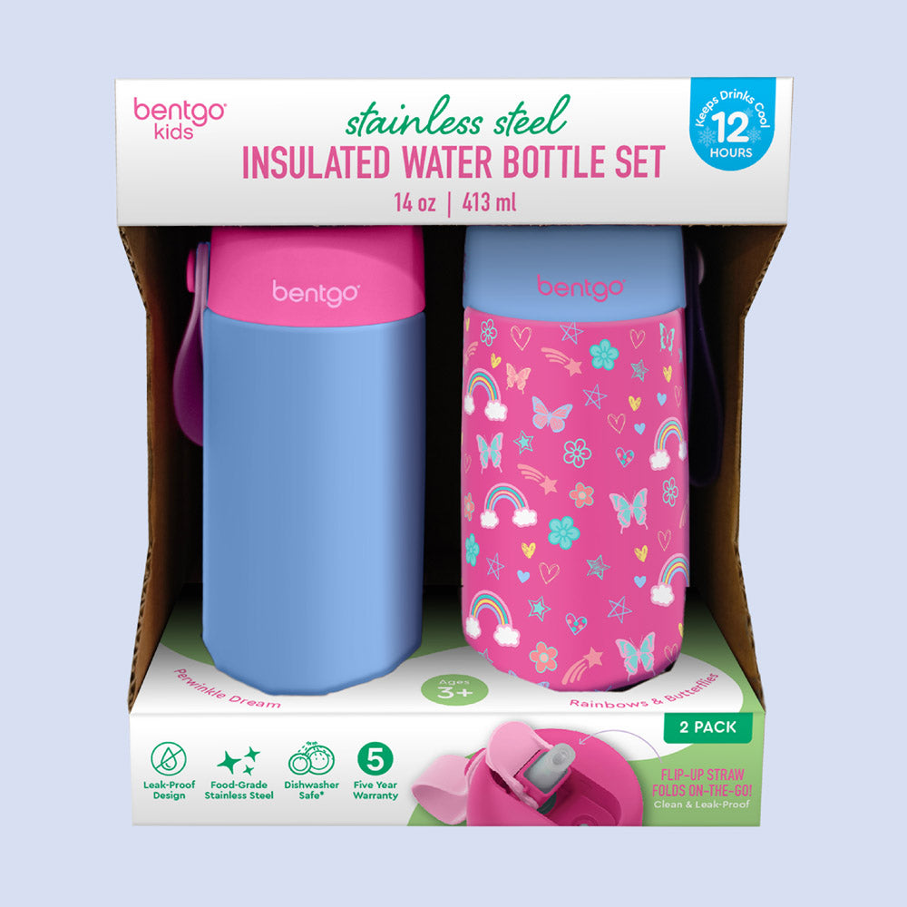 Bentgo Kids Stainless Steel Insulated Water Bottle (2-Pack) - Image 21