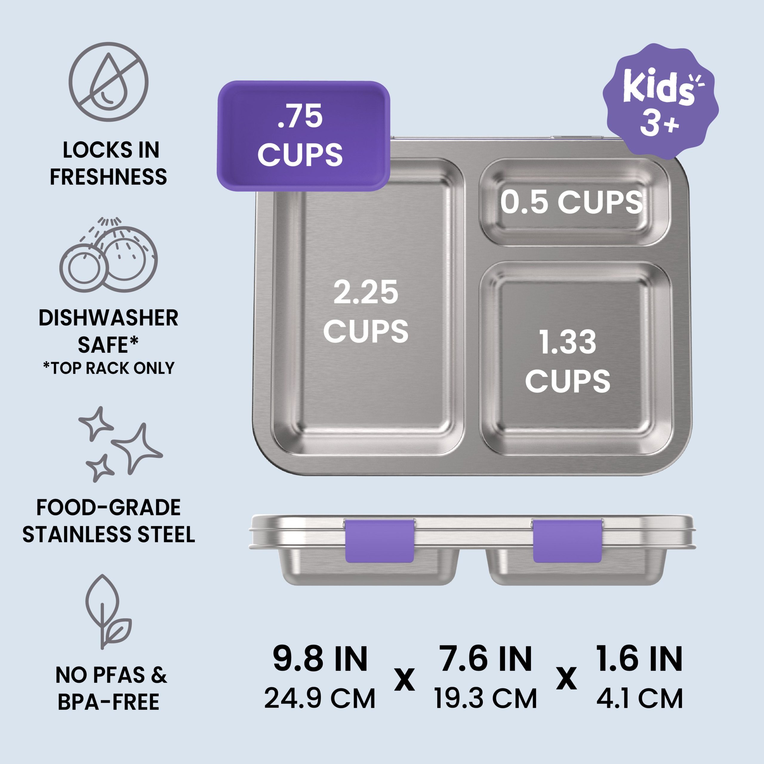 Bentgo Kids Stainless Steel Lunch Box - Image 27