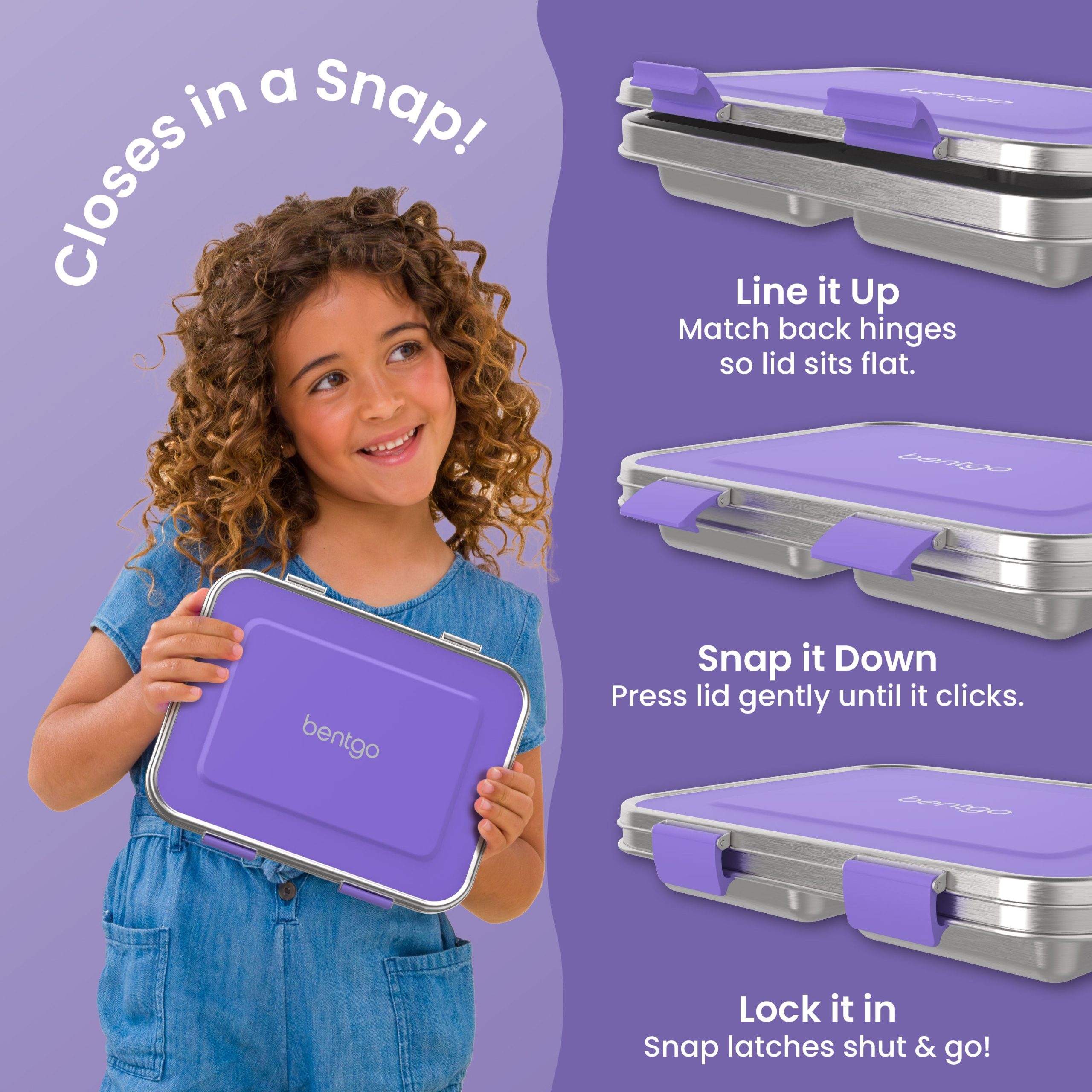 Bentgo Kids Stainless Steel Lunch Box - Image 28