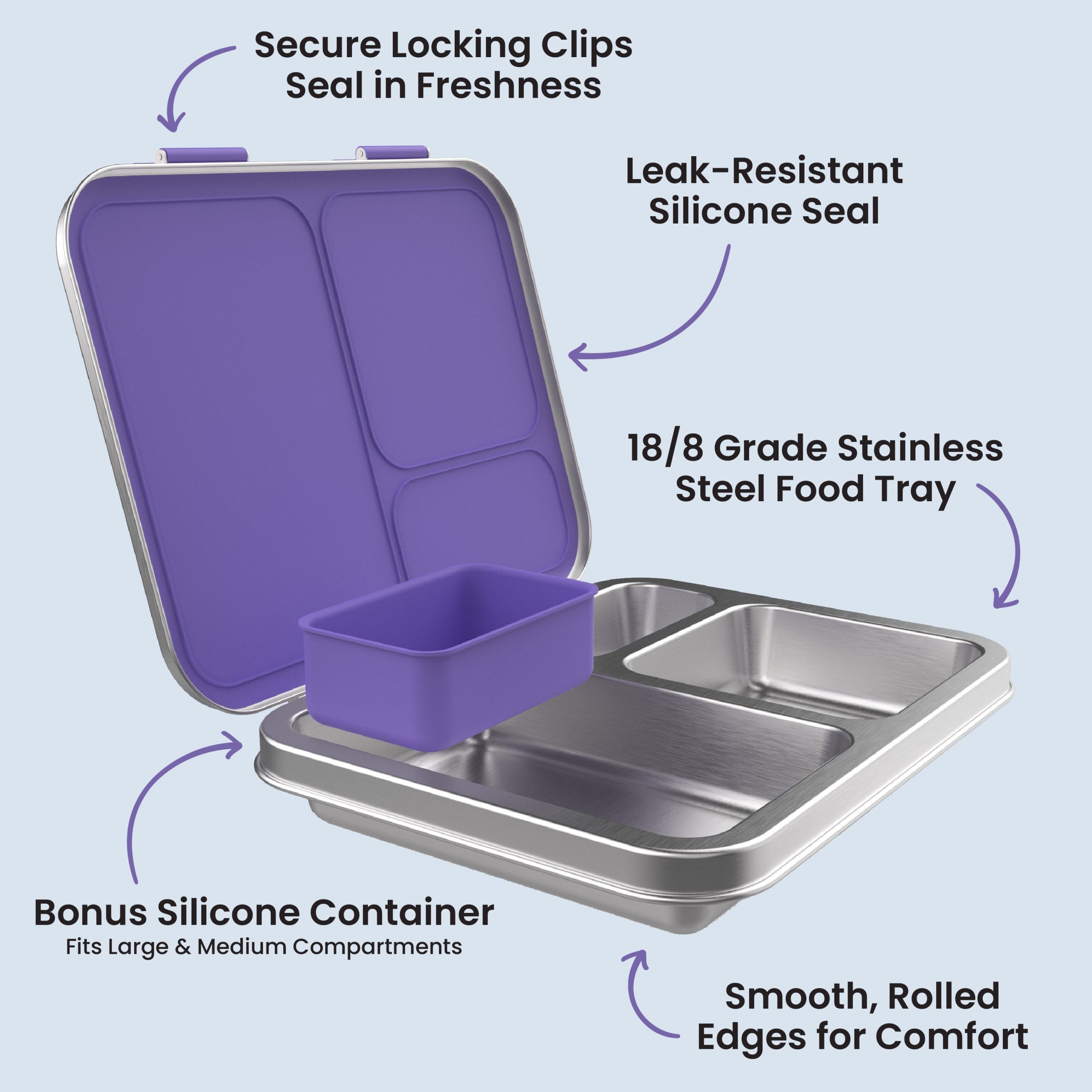Bentgo Kids Stainless Steel Lunch Box - Image 29