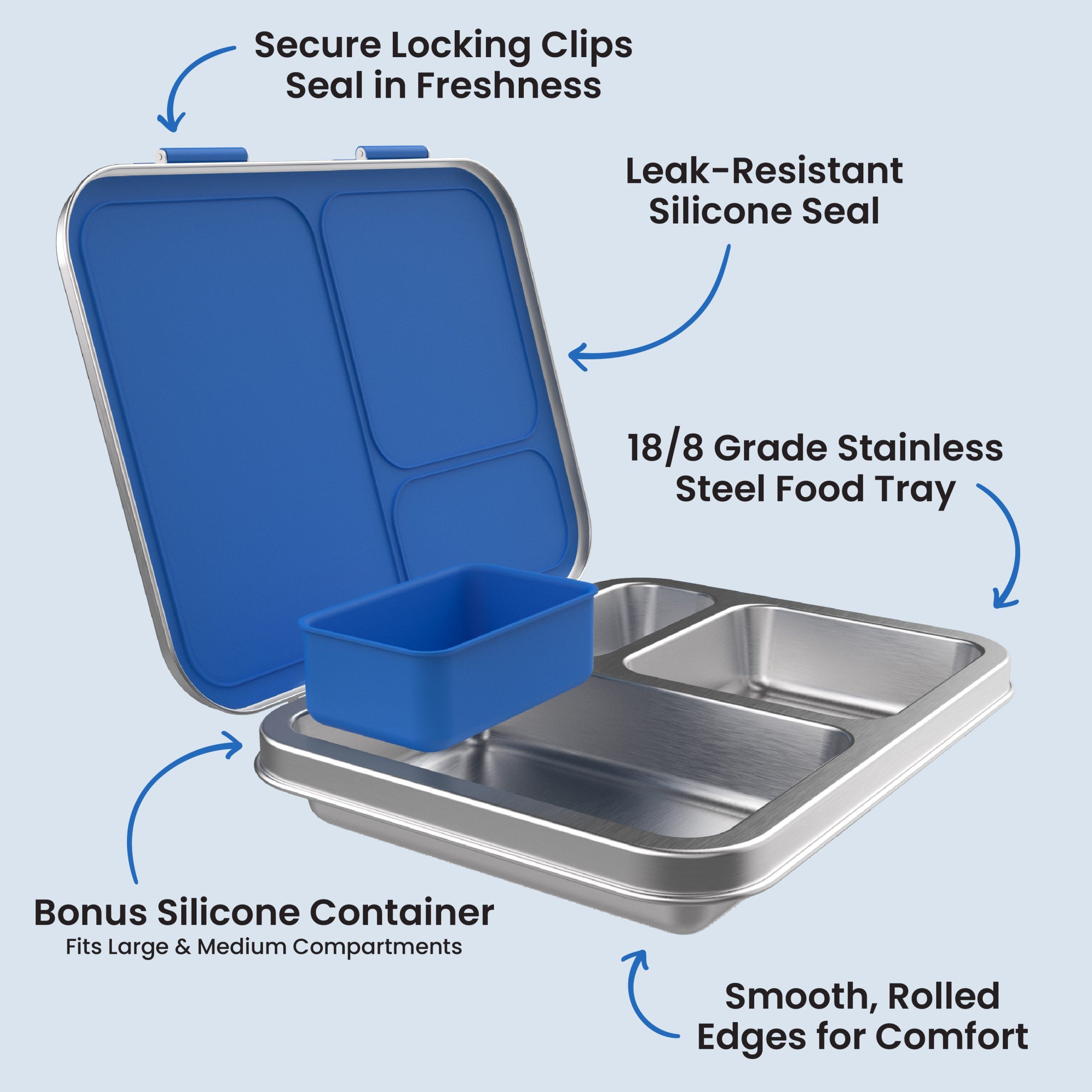 Bentgo Kids Stainless Steel Lunch Box - Image 5