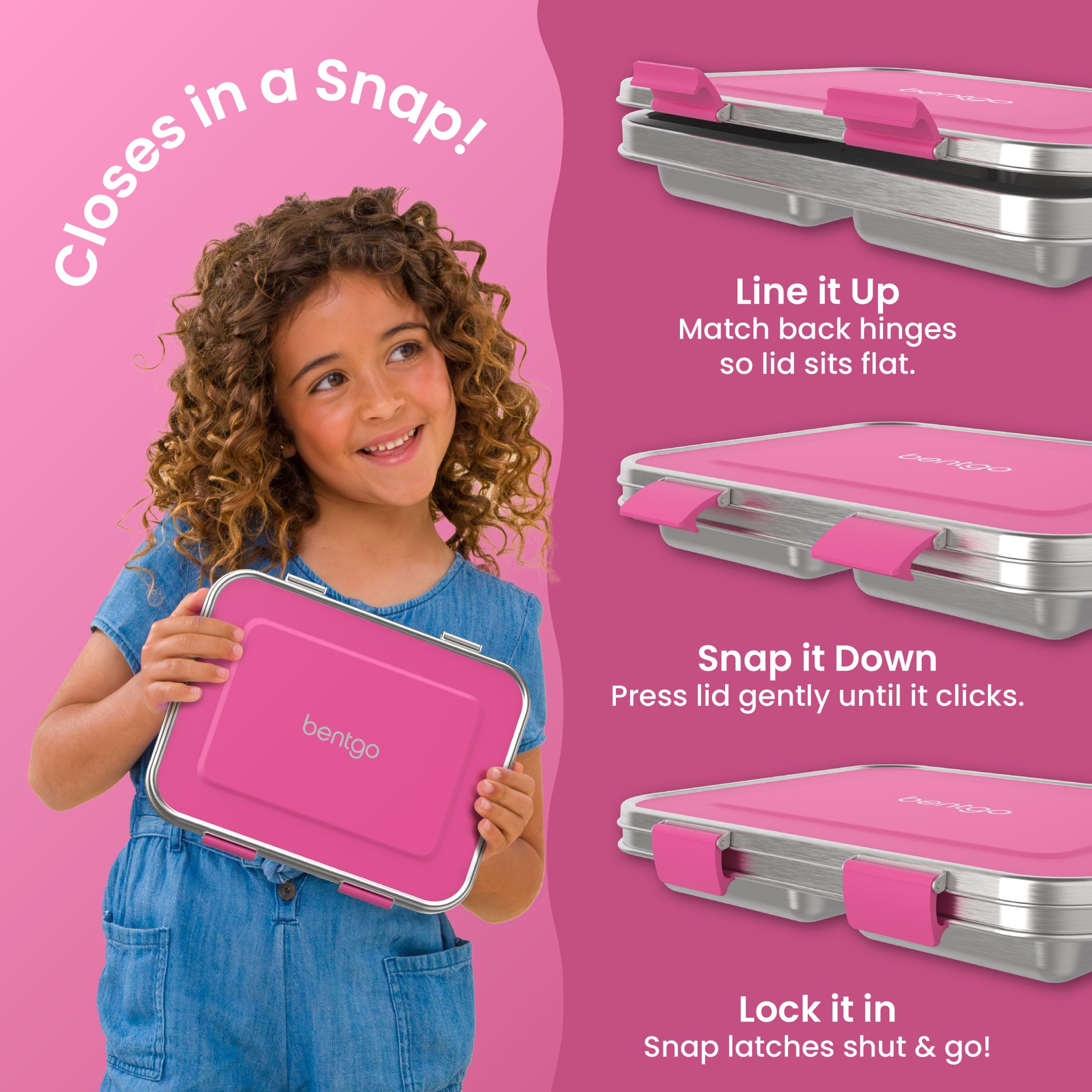 Bentgo Kids Stainless Steel Lunch Box - Image 20