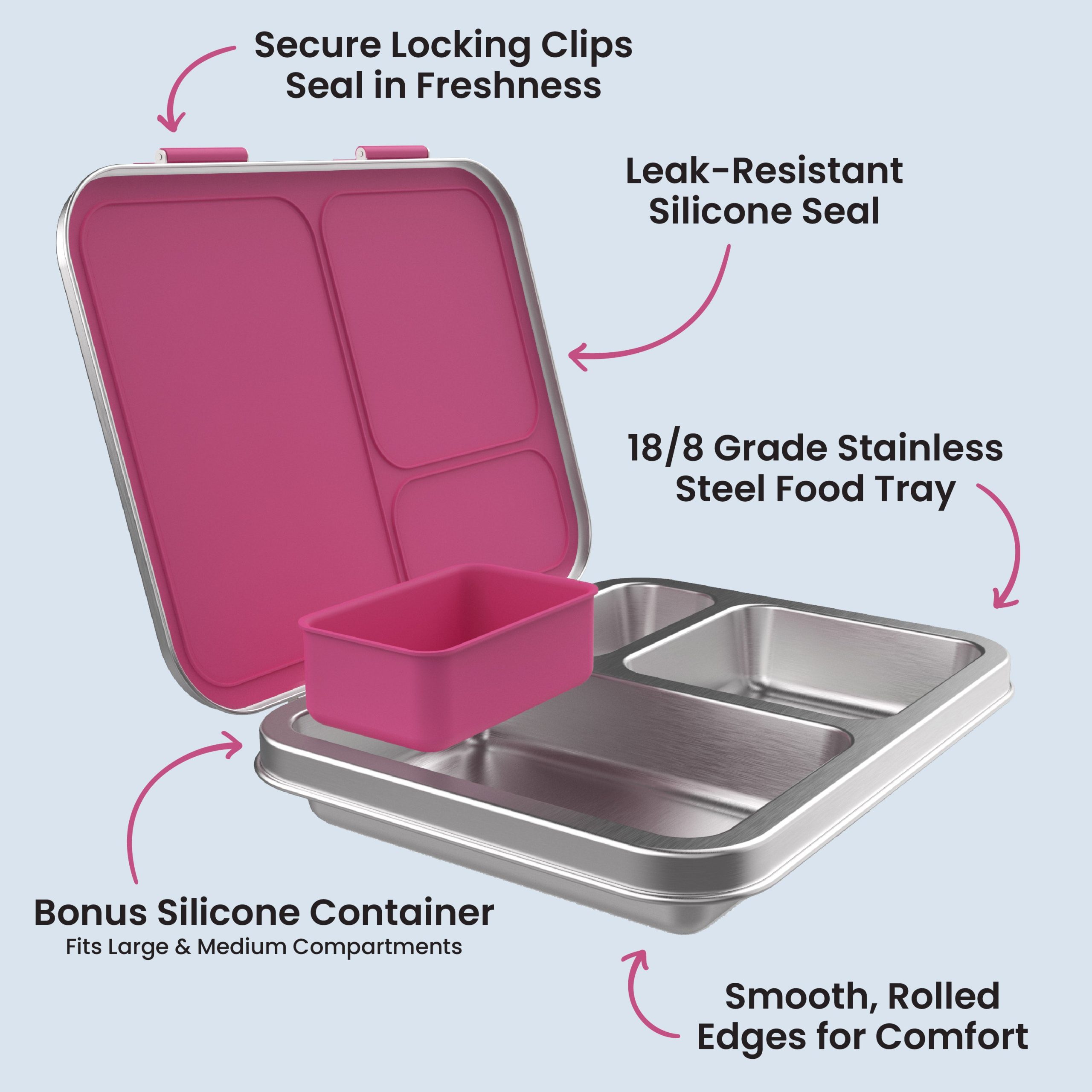 Bentgo Kids Stainless Steel Lunch Box - Image 21