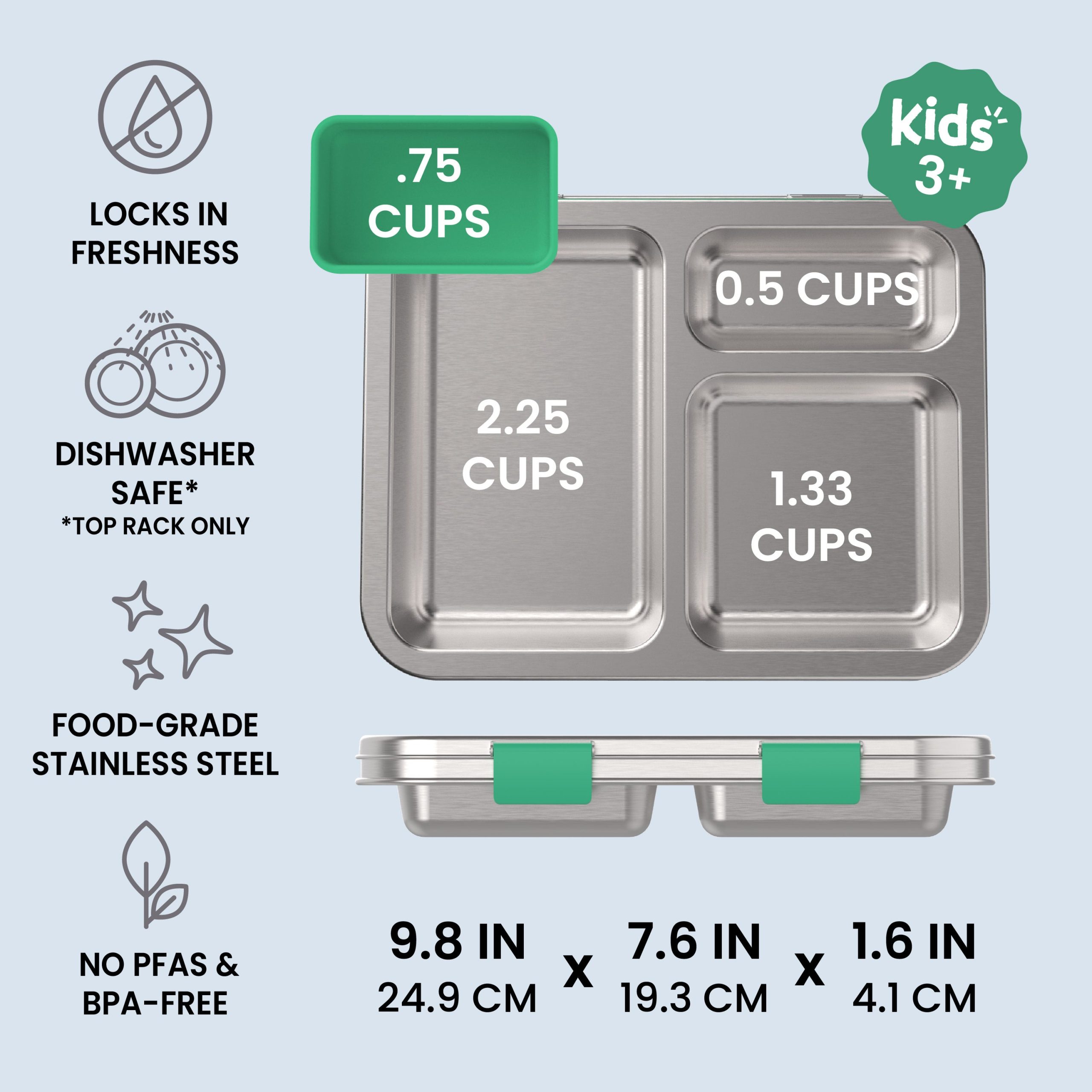 Bentgo Kids Stainless Steel Lunch Box - Image 11