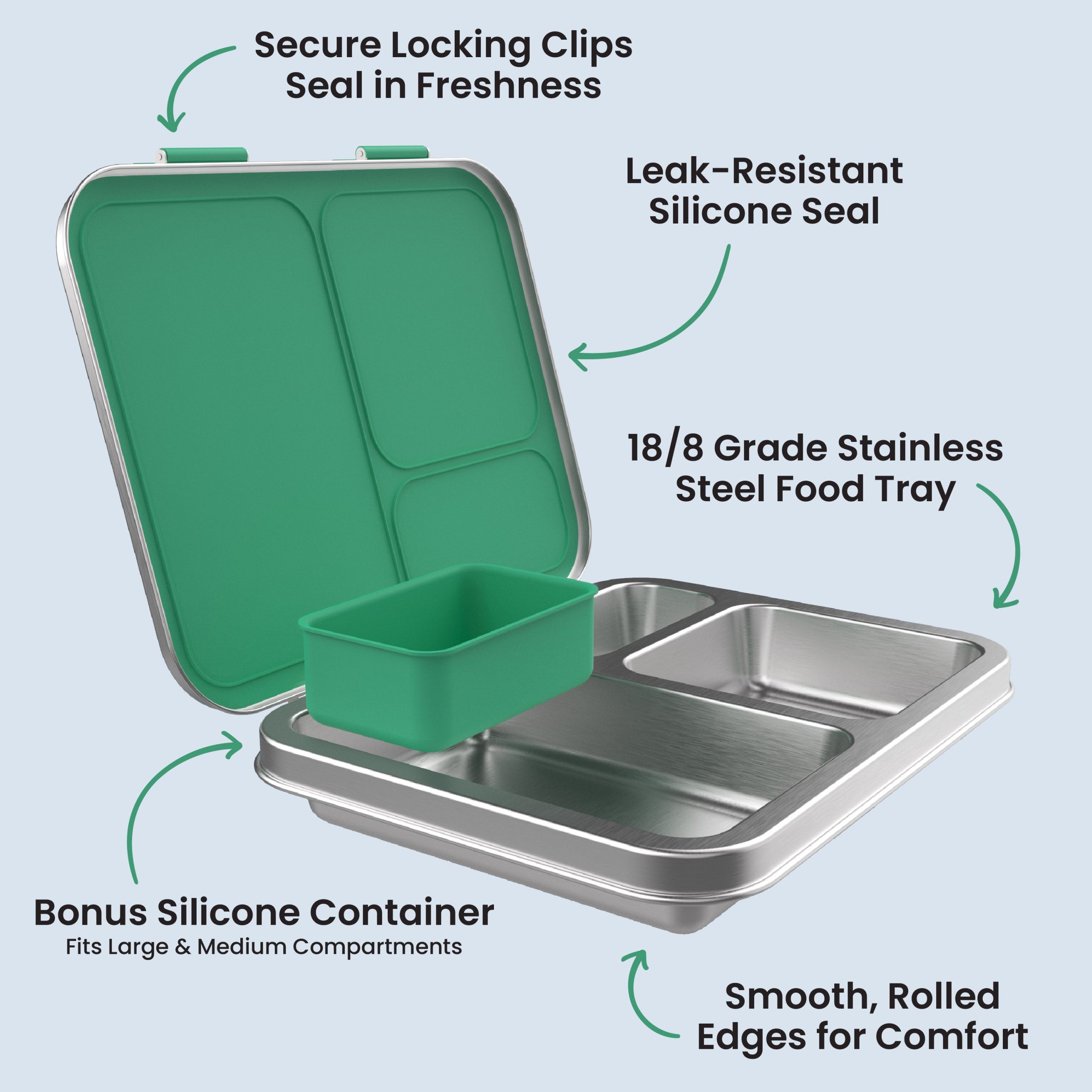 Bentgo Kids Stainless Steel Lunch Box - Image 13