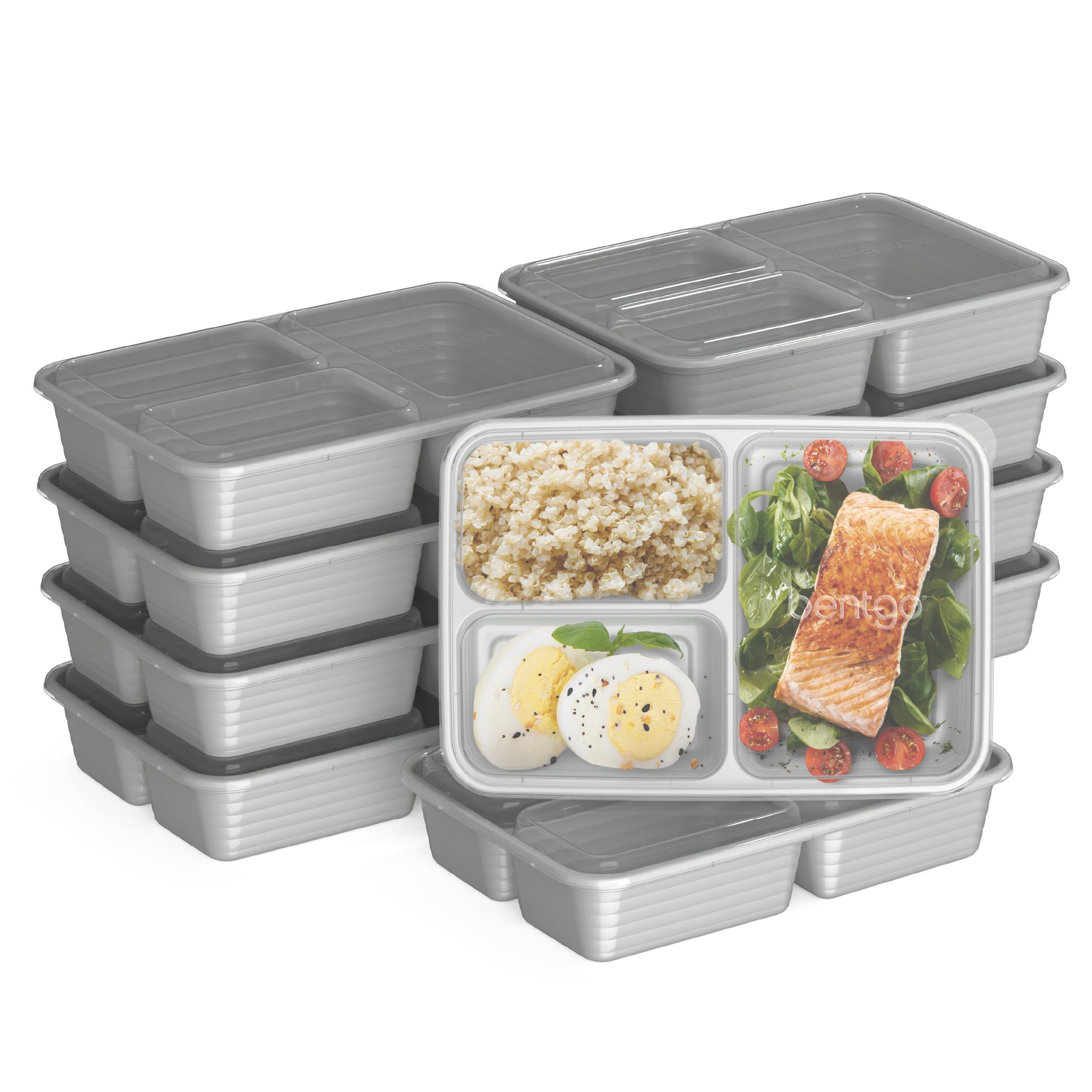 Bentgo Prep 3-Compartment Meal Prep Containers (20-Piece) - Image 17