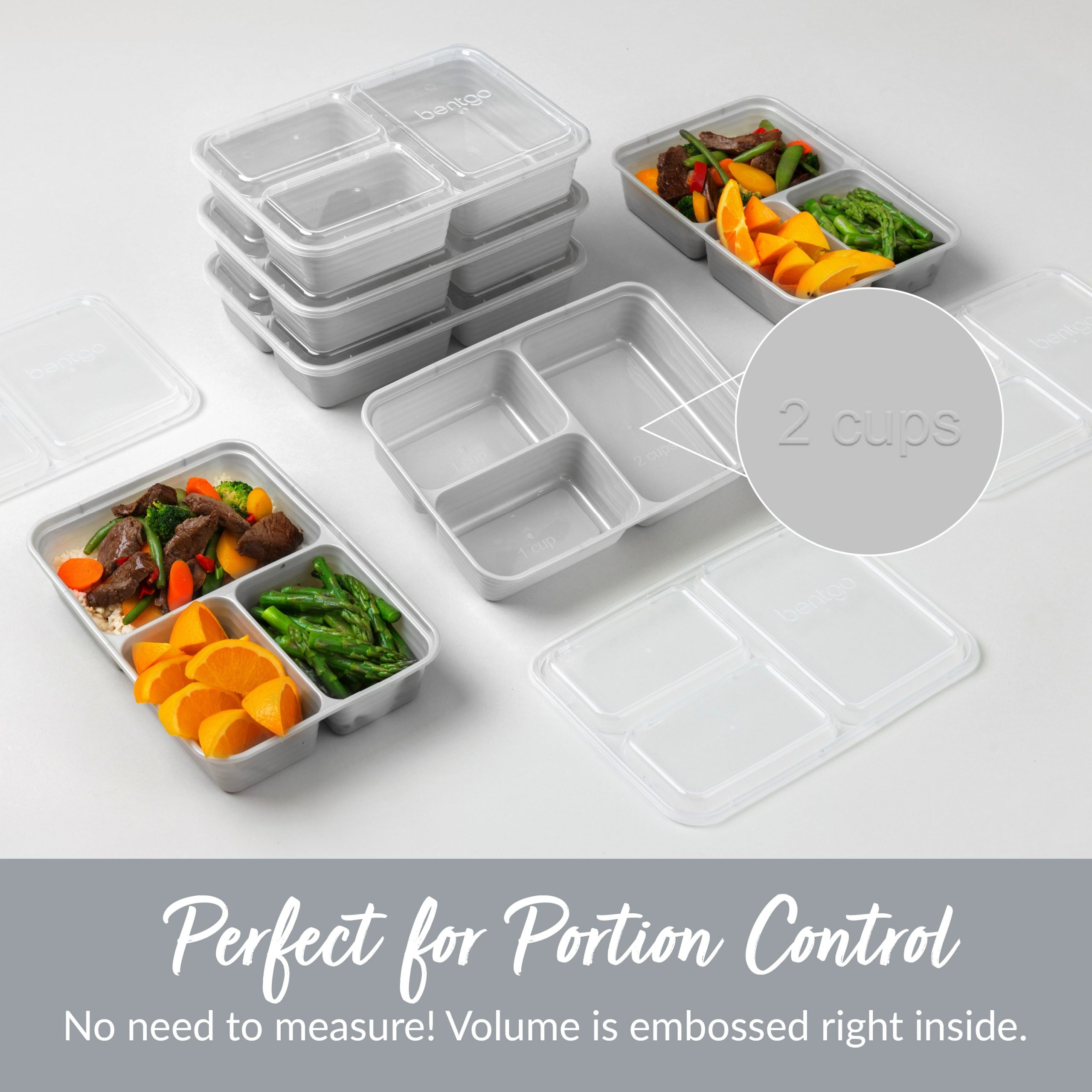 Bentgo Prep 3-Compartment Meal Prep Containers (20-Piece) - Image 22