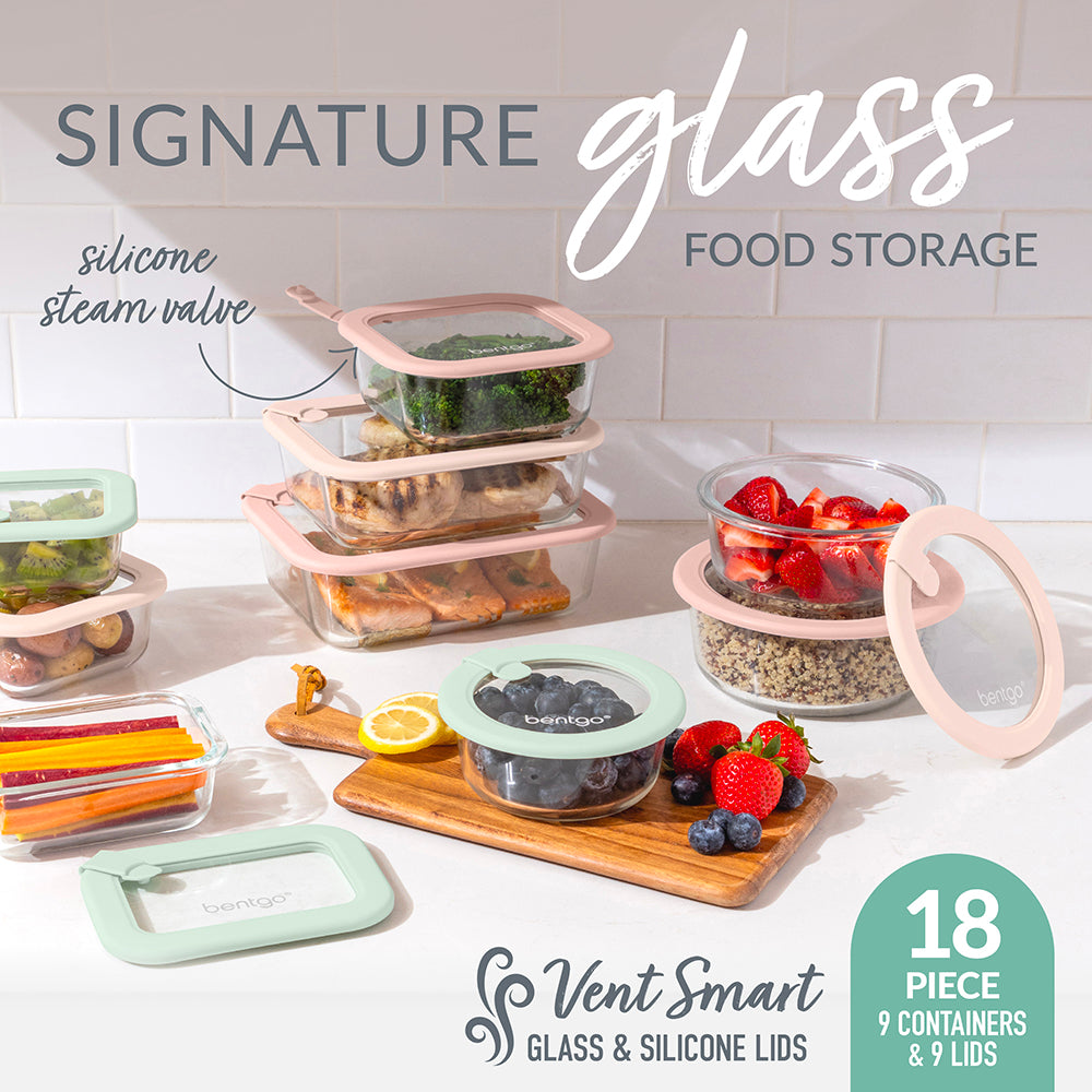 Bentgo Signature Glass Food Storage Set (18-Piece) - Image 2