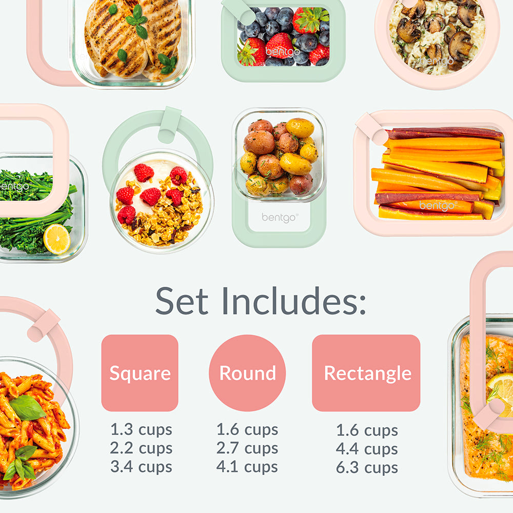 Bentgo Signature Glass Food Storage Set (18-Piece) - Image 6