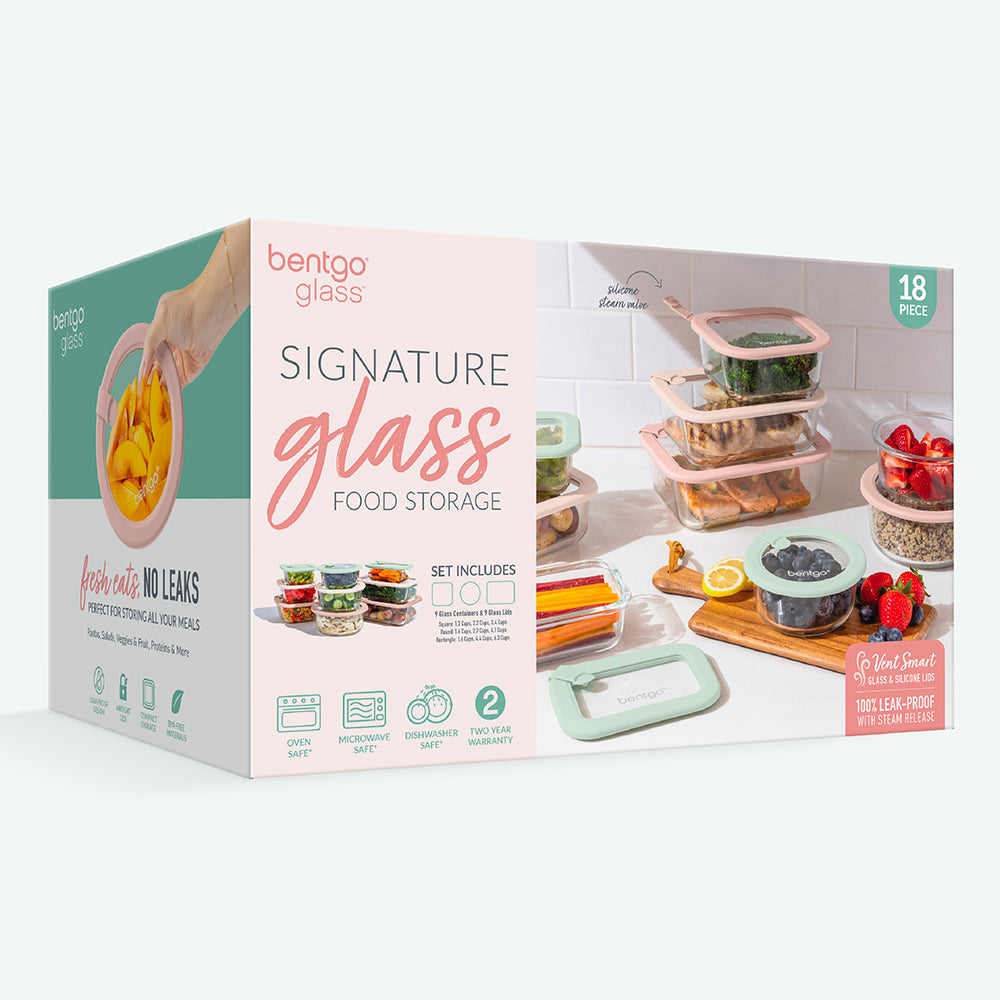Bentgo Signature Glass Food Storage Set (18-Piece) - Image 7