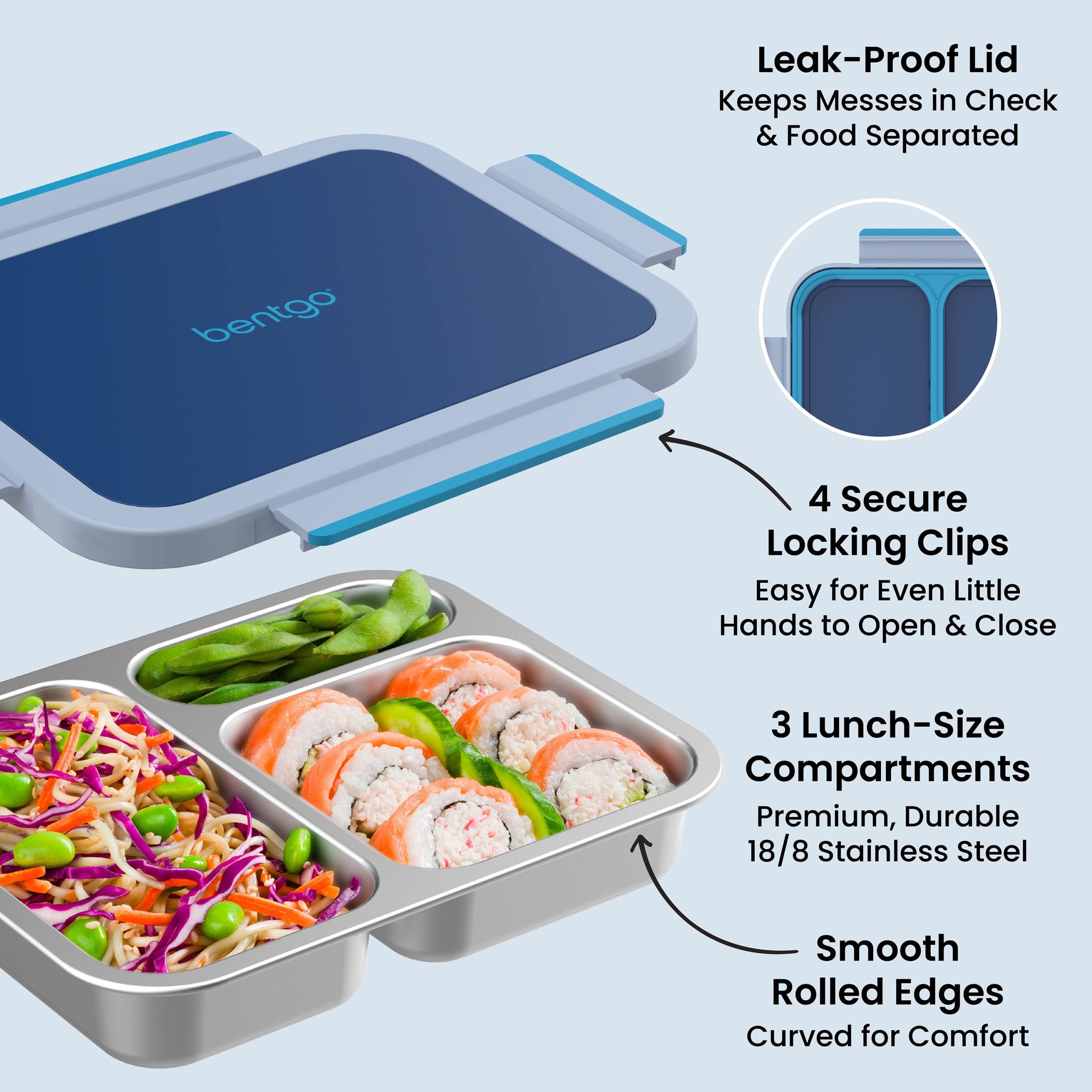 Bentgo Stainless Steel Lunch Box - Image 29