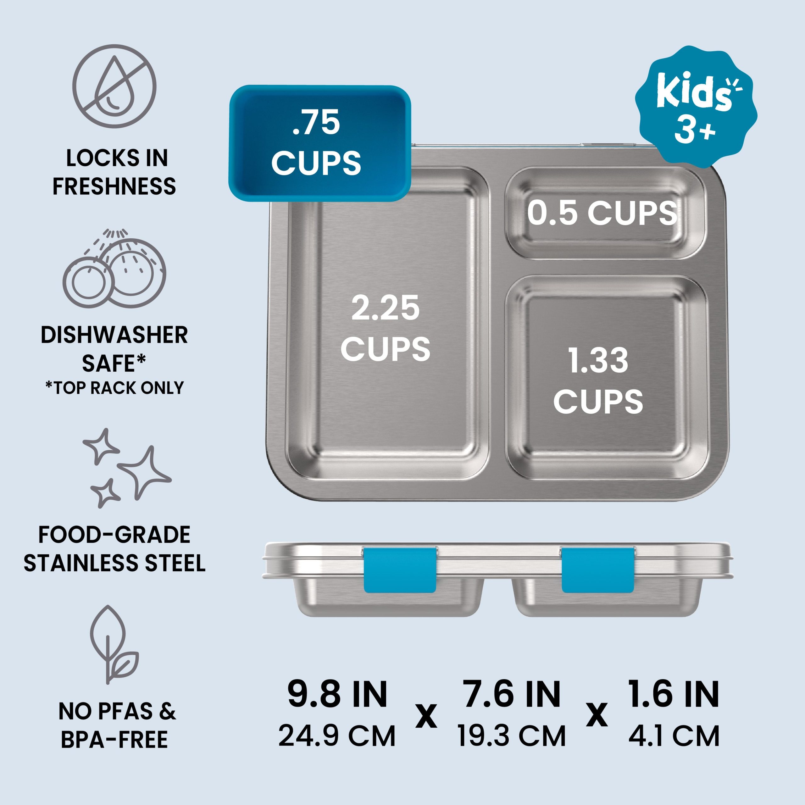 Bentgo Kids Stainless Steel Prints Lunch Box - Image 11