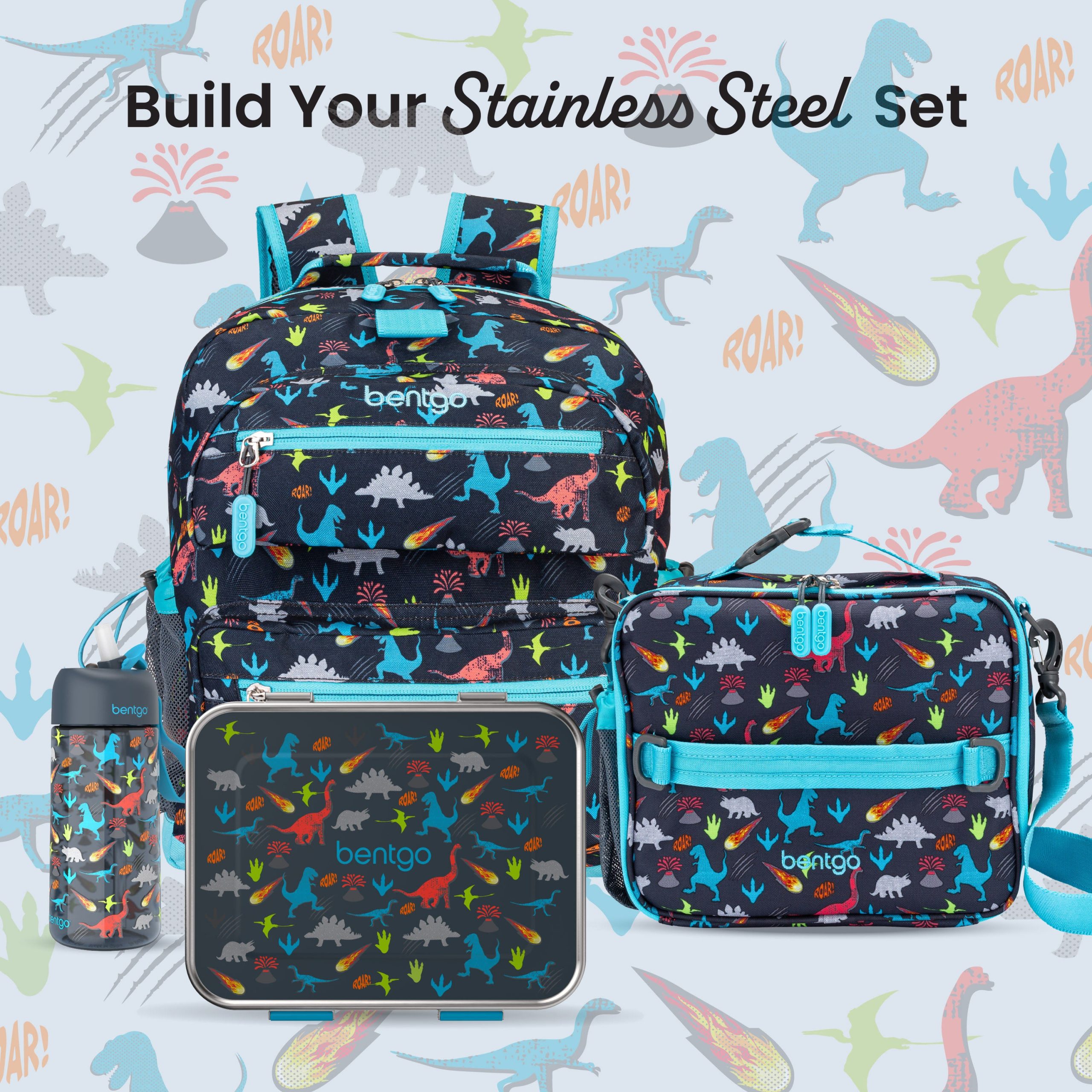 Bentgo Kids Stainless Steel Prints Lunch Box - Image 15