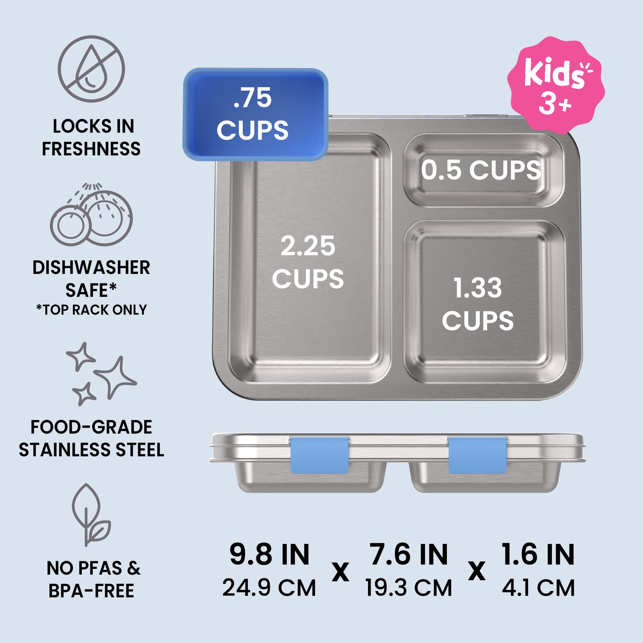Bentgo Kids Stainless Steel Prints Lunch Box - Image 19