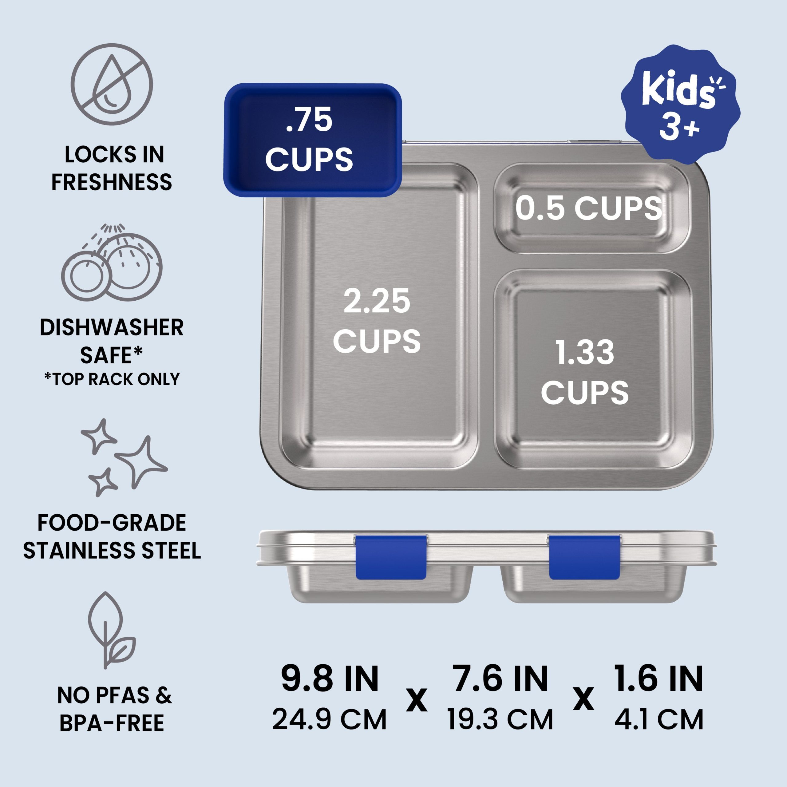 Bentgo Kids Stainless Steel Prints Lunch Box - Image 27