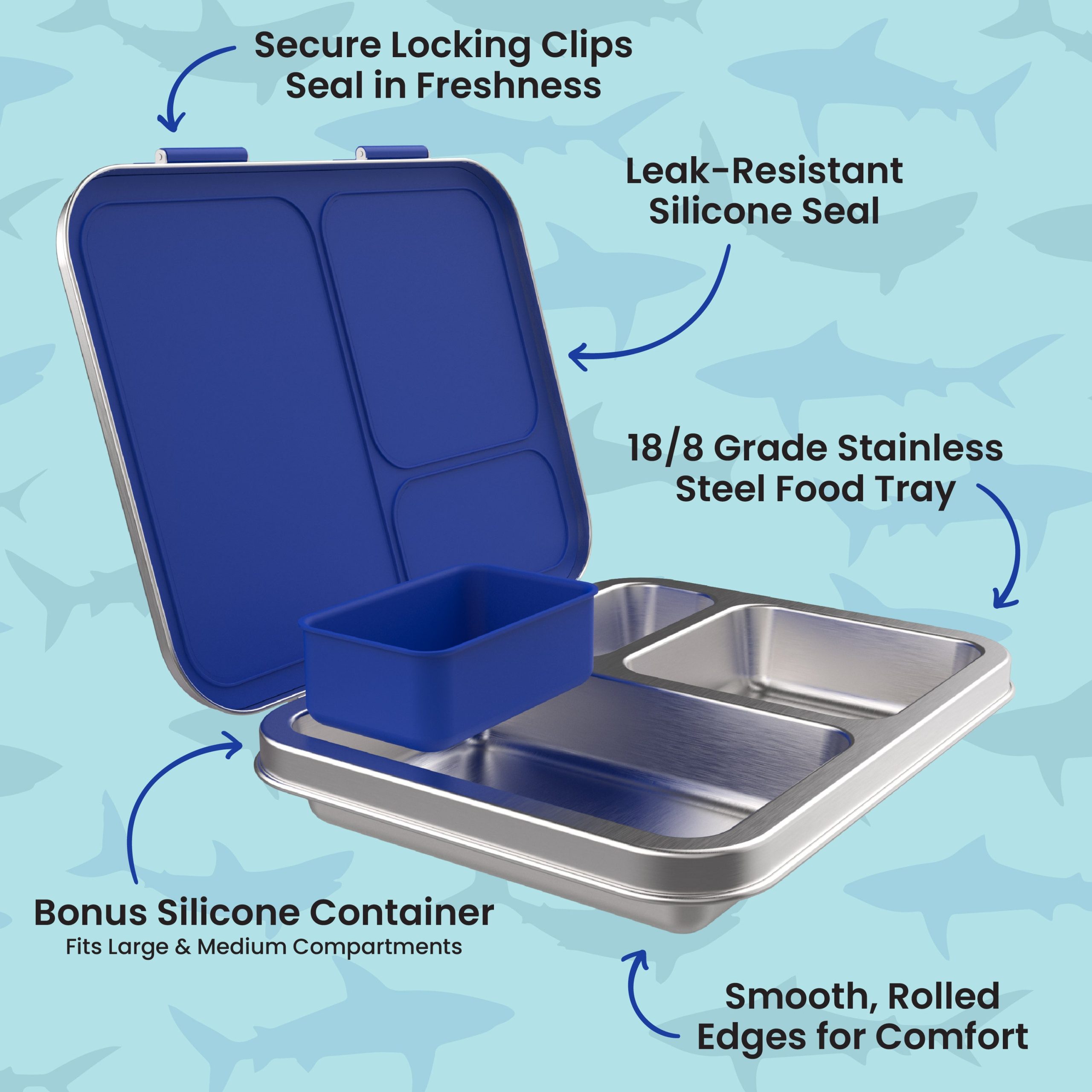 Bentgo Kids Stainless Steel Prints Lunch Box - Image 29