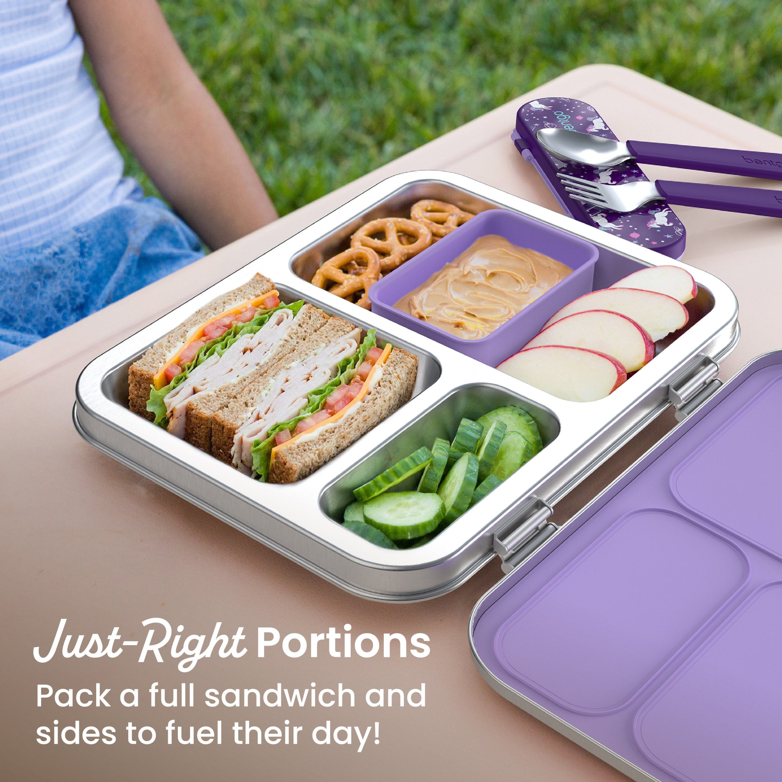 Bentgo Kids Stainless Steel Prints Lunch Box - Image 6