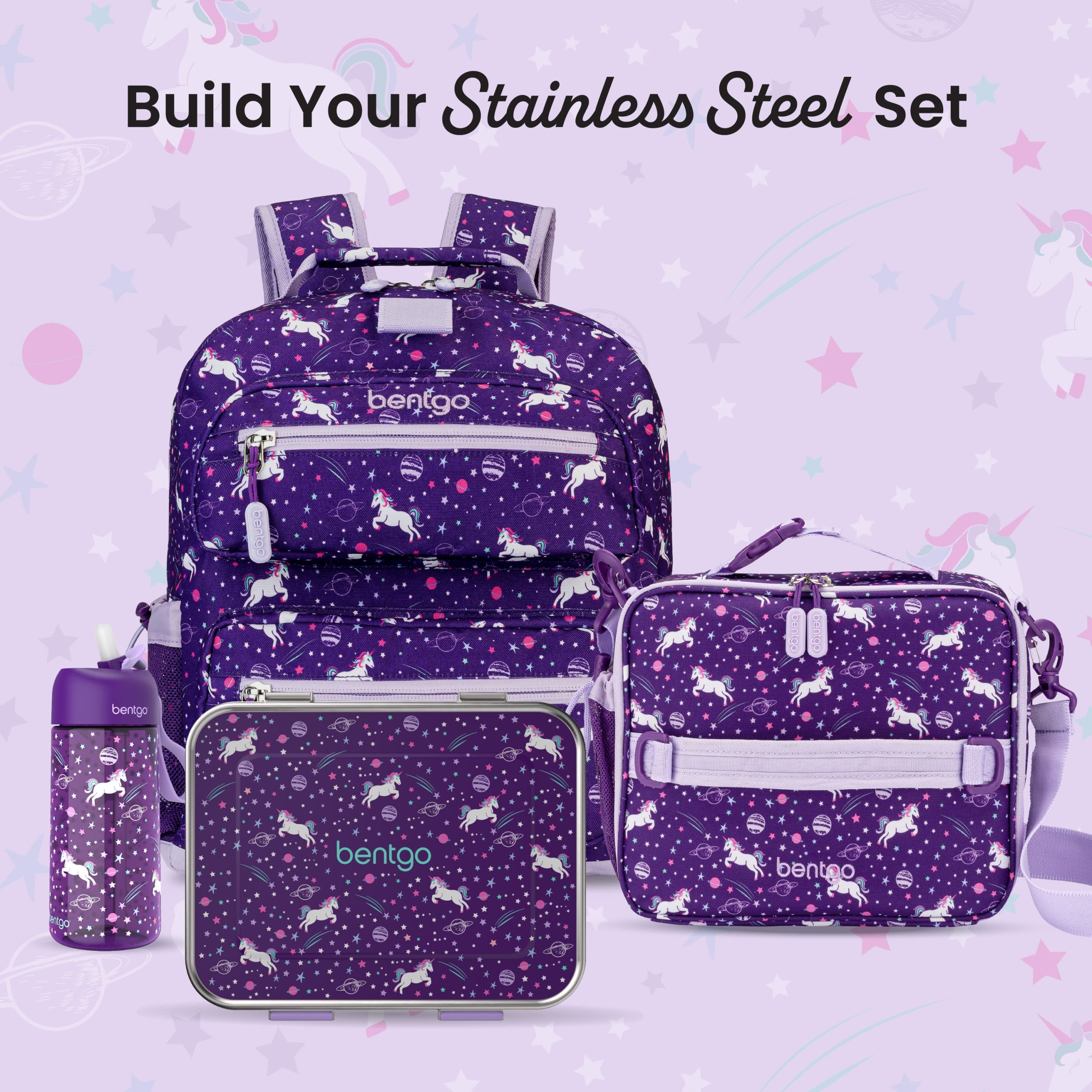 Bentgo Kids Stainless Steel Prints Lunch Box - Image 7