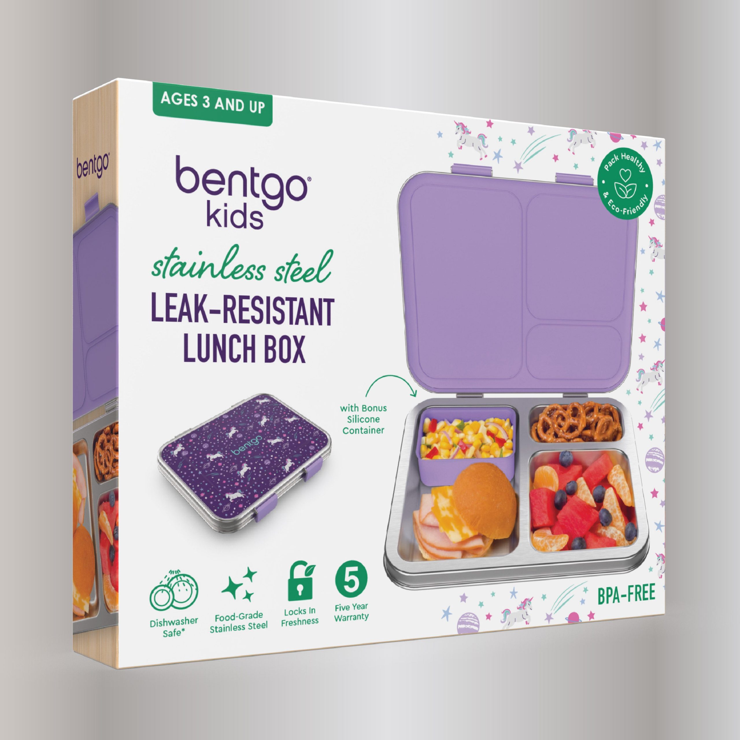 Bentgo Kids Stainless Steel Prints Lunch Box - Image 8